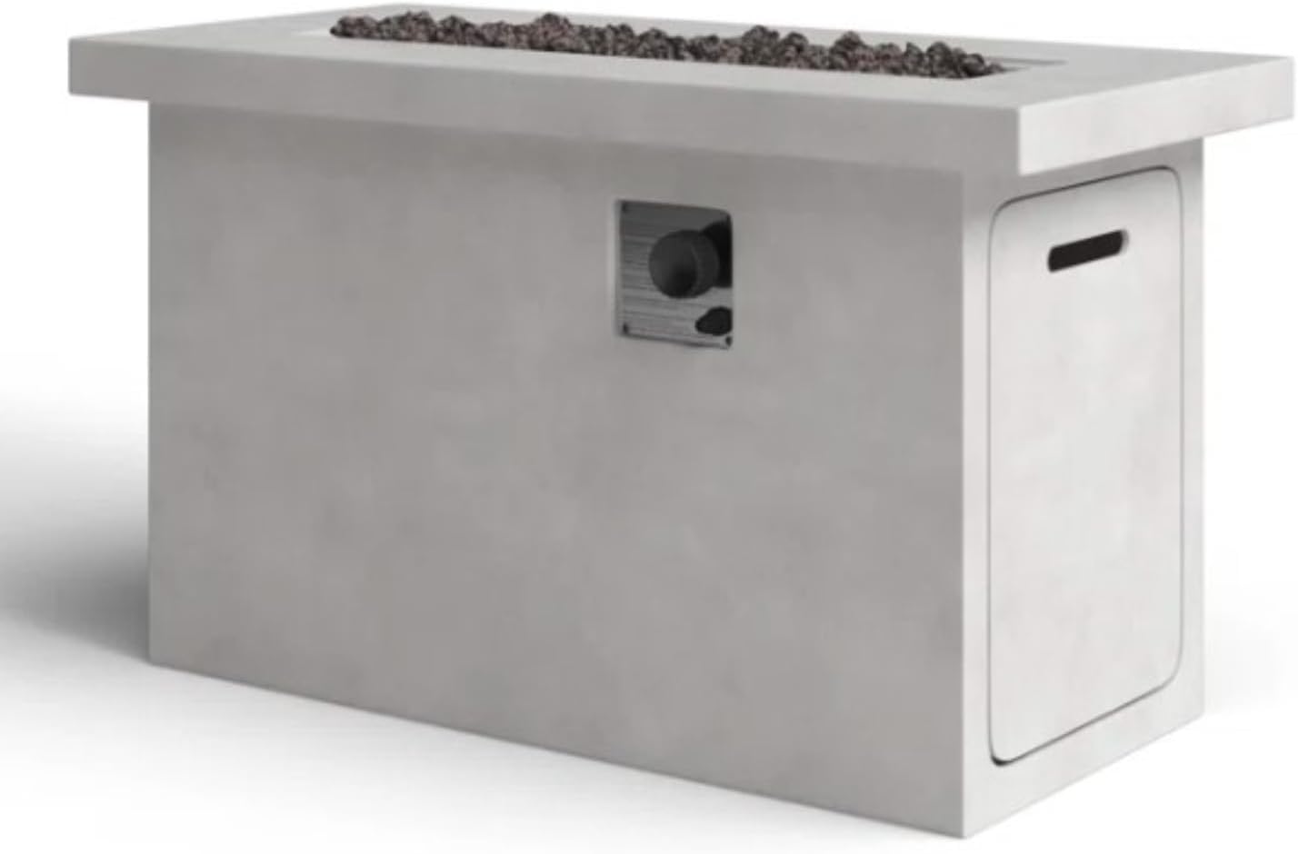 24'' H Concrete Propane,Natural Gas Outdoor Fire Pit Table