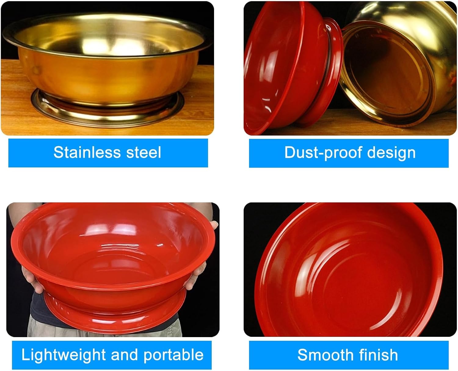 Firepits, Paper Burner, Burn Barrels for Outside,for Fallen Leaves, Yard Waste, Deck Garbage, Backyard, Patio, Balcony use(Red)