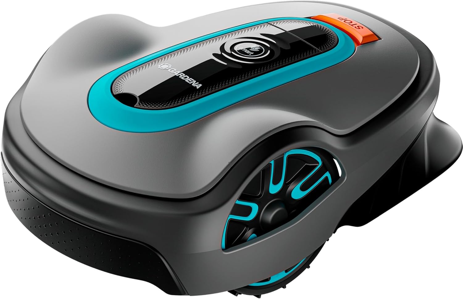 Gardena Smart Sileno Life 750 m² Robotic Lawnmower Set: Innovative Lona AI Technology, Control via App, Sensor Control, for Inclines up to 35 Percent, Includes Smart Gateway, DE Version (19701-60)