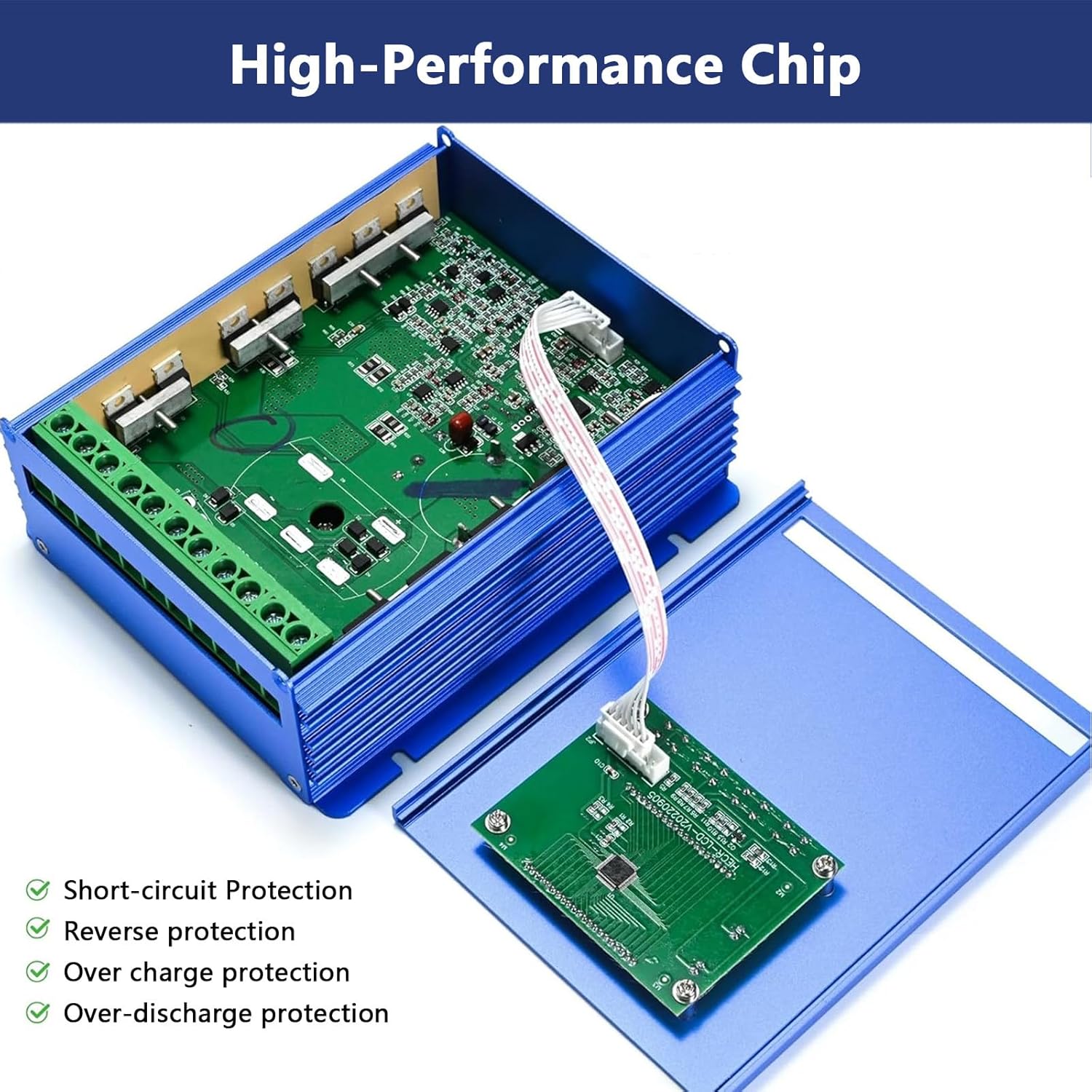 6000W Wind Solar Hybrid Charge Controller | Regulator for 12V/24V/48V Systems | Dump Load, Auto Boost Charging for Off-Grid Wind Turbine & Solar Panel, Blue