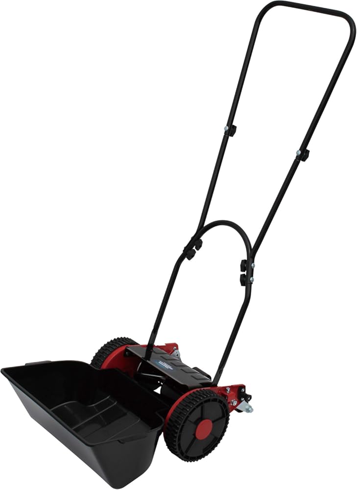 Daishin 4939736702048 DGM-H200R Manual Lawn Mower Automatic Adjusting Blade for Gardening Farming Women Comfortable and Easy Garden Farming Home Garden Shiva Compact Reel Type Quiet Wide Range Safe