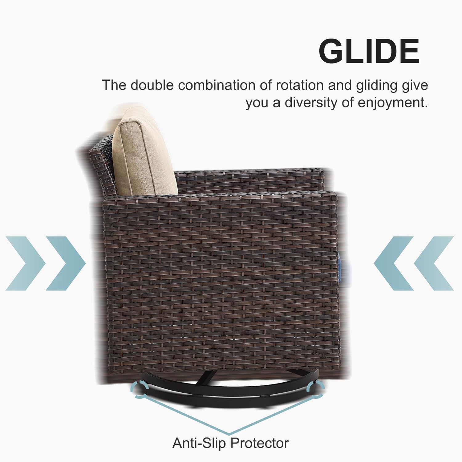 Belord Outdoor Sectional Sofa with 41