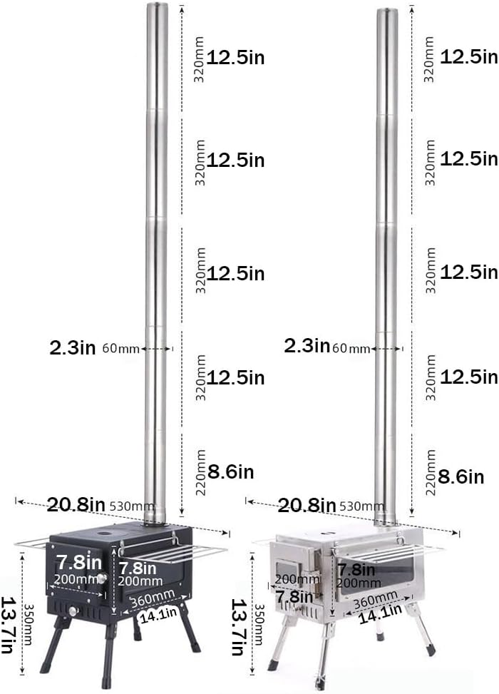 Smokeless Fire Pit with Removable Ash Pan, Portable Outdoor Fire Pit, Wood Burning Lightweight Fireplace, Fire Pits Outdoor Wood Burning, Wood Burning Firepit(Silver)