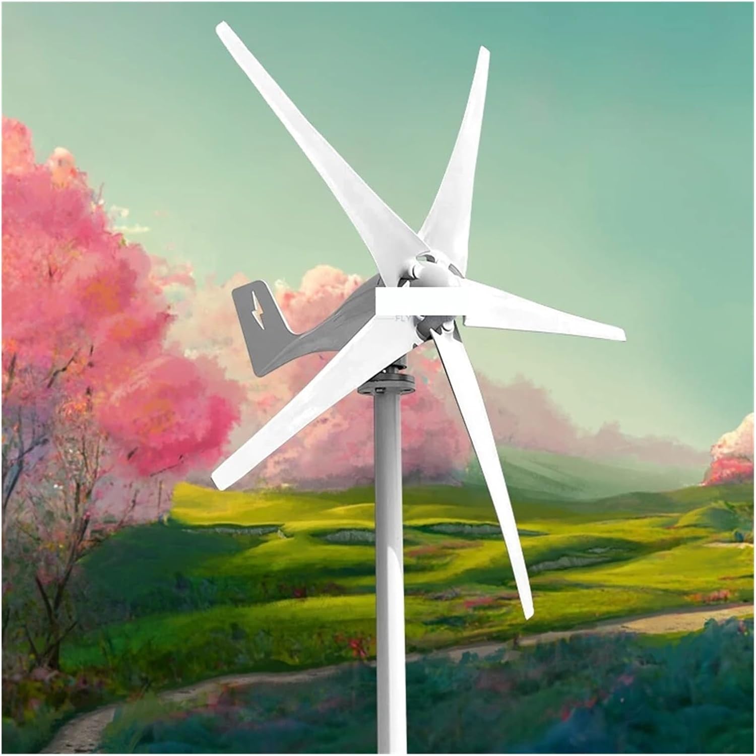 6000W Wind Turbine 12v 24v 48v Horizontal Axis Wind Generator with MPPT Controller Home Use 3KW 5000W Low Wind Speed Low Starting Speed for Home(with mppt Control,24V_3000W)