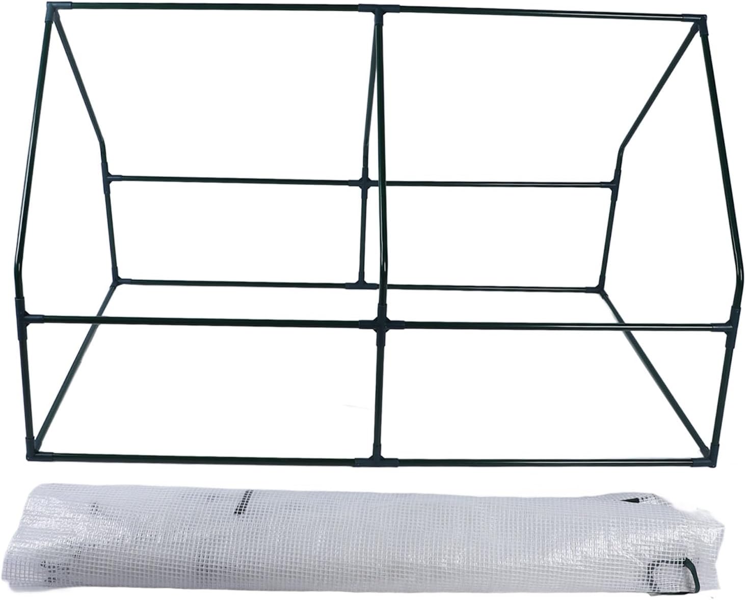 Garden Greenhouse Tent 150*90*90cm, Steel Frame, Freeze Proof, Windproof PE Cover - Durable Weatherproof Protection, Easy Access Ventilation, Ideal for Indoor Outdoor Growing (1509090cm)