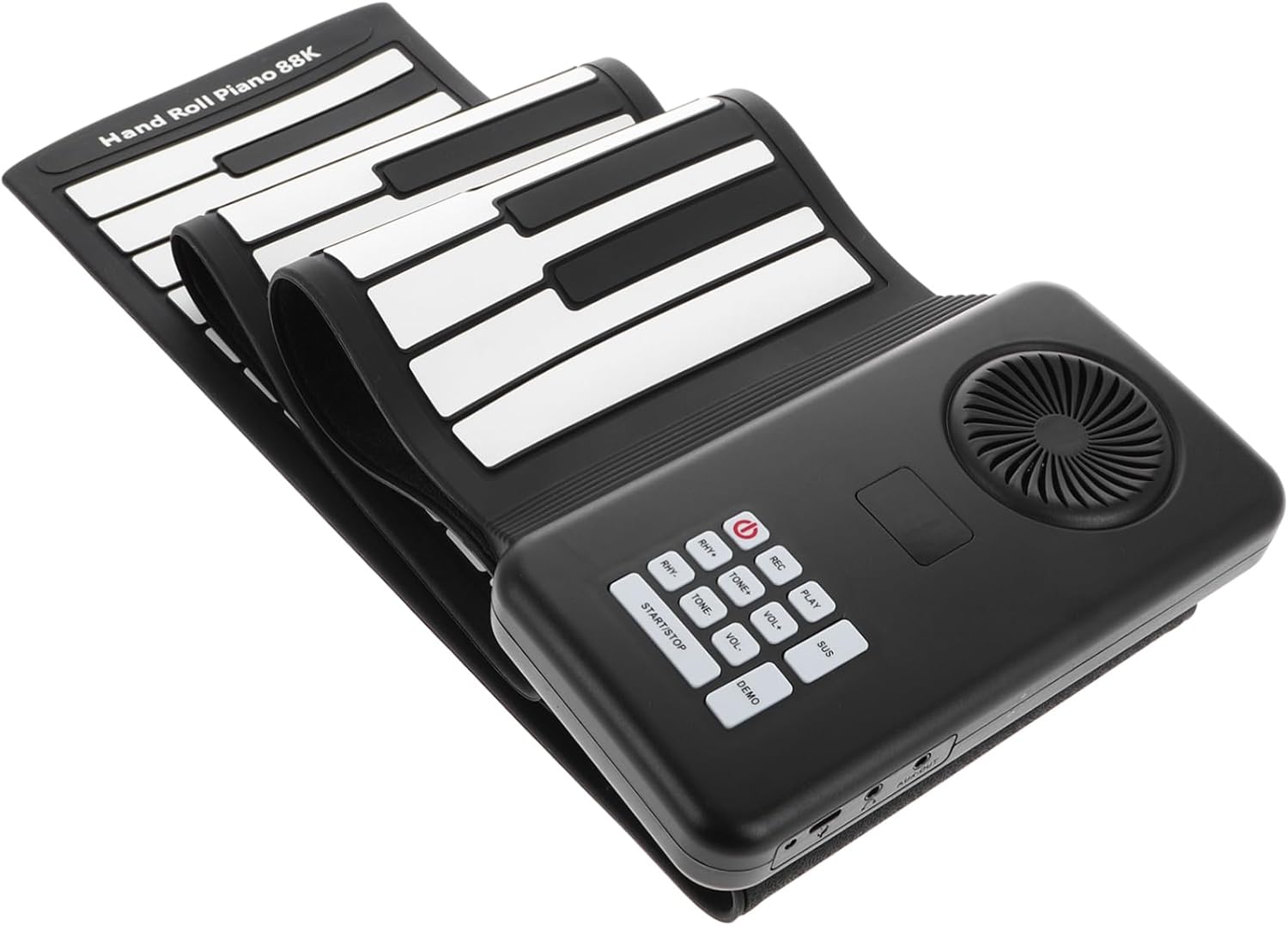 Portable Foldable Keys Roll up Piano with Speakers Silicone Electronic Keyboard for Travel and Beginners for Easy Storage and Comfortable Play