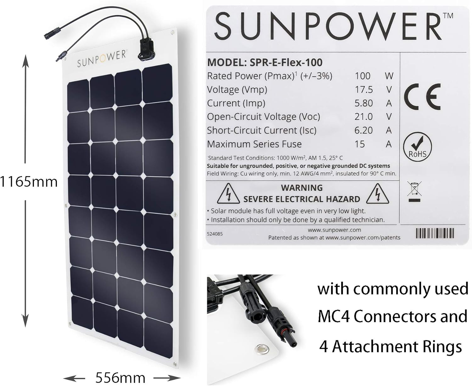 ExpertPower PowerWray Generator Bundle: 5000W AC500 Power Station, 2764.8Wh B300K Battery & 3x100W Flexible Solar Panels for Backup Power, RVs, Off-Grid Living & Outages