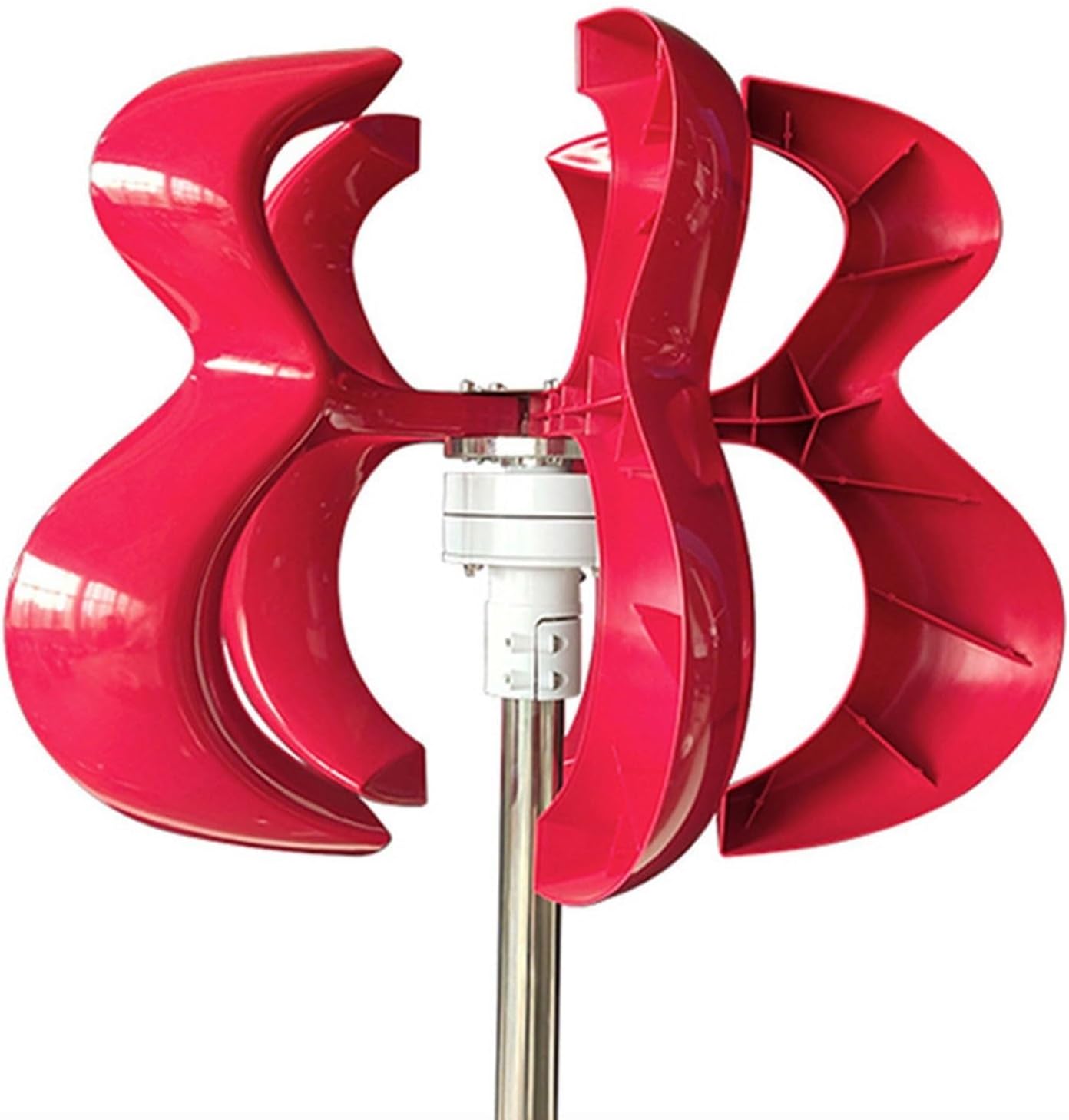 1200W 5-Blade Wind Turbine Generator 12V/24V Solar Power System Assembly Parts Electrical Equipment Windmill for Home New Energy Three-Phase AC Permanent Magnet Synchronous Generator (24, Volts)