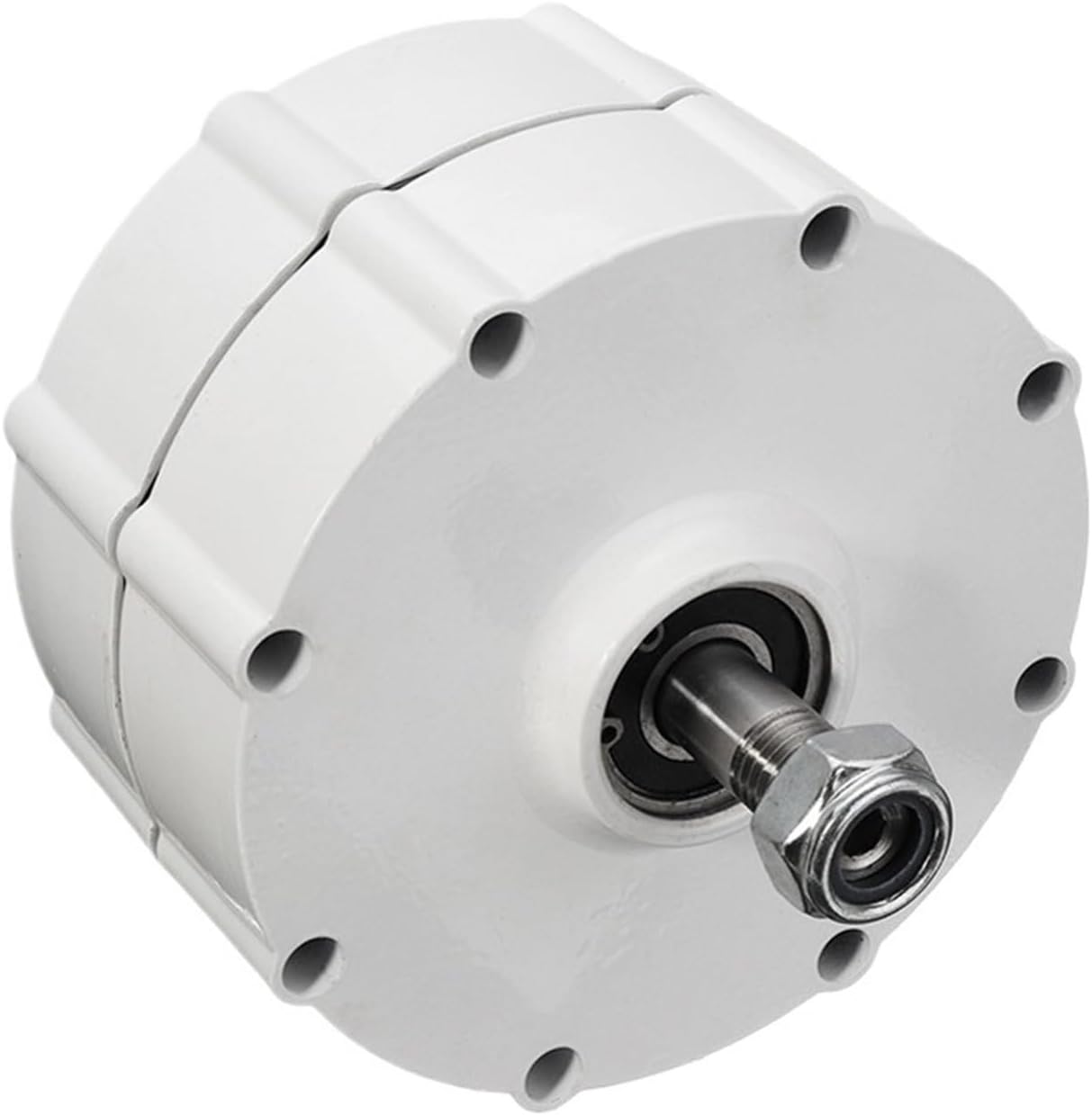 Windmill Generator, Home Small Electric Generator For Windmill Dynamo Wind Water Turbine 5000W Gearless Permanent Magnet Generator 5KW 12V 24V 48V (Color : WB, Size : DOUBLE SHAFT_24V_5KW)