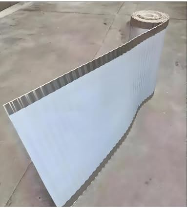 Stainless Steel Corrugated Roofing Panel - Waterproof & Soundproof Rain Shelter for Balcony, Patio, Yards, Factories - Durable Outdoor Canopy (200x100cm / 6.6x3.3ft)