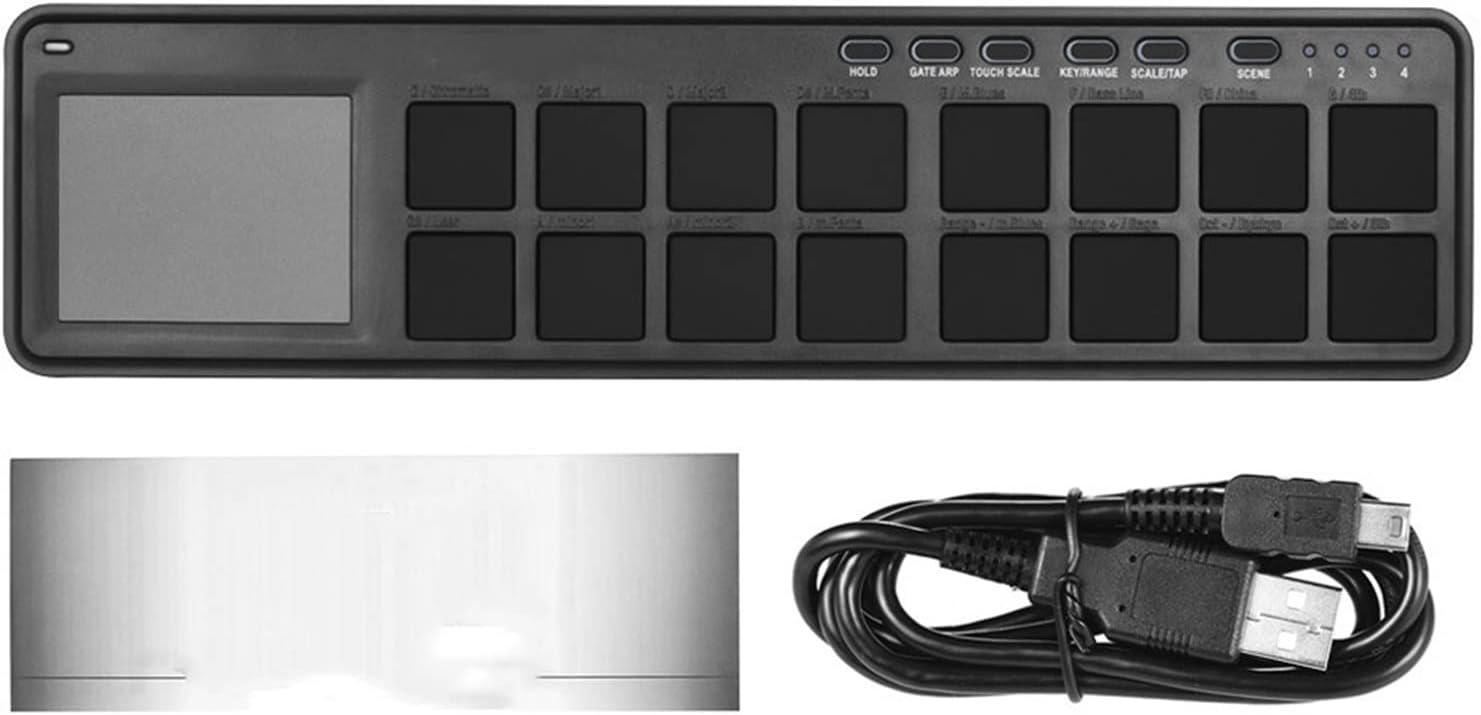 Keyboard Piano Slim-Line Portable USB MIDI Pad Controller 16 Tripper Pads with USB MIDI Controller MIDI Keyboard Parts
