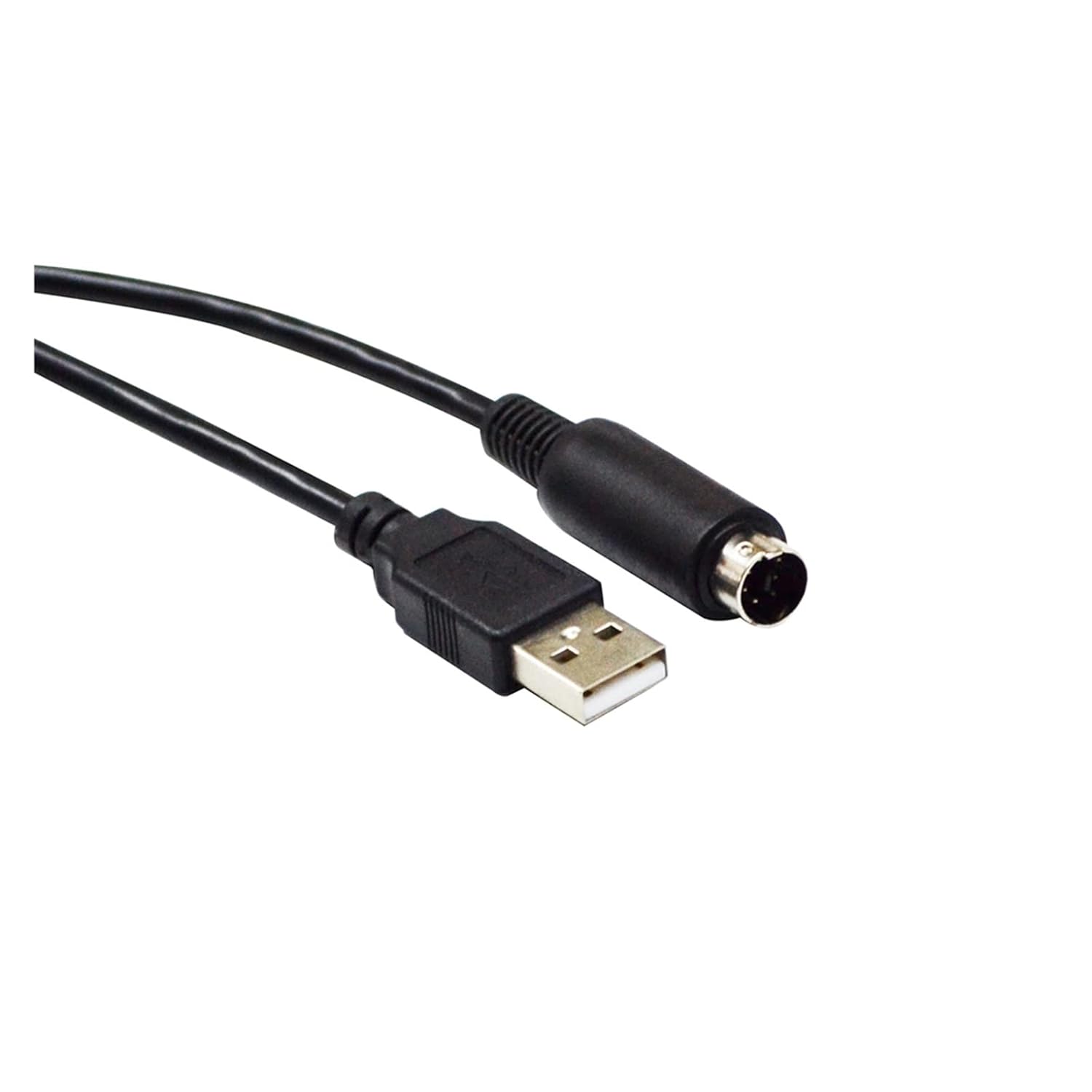 USB A 2.0 to Mini DIN 7-Pin MD7 Male Adapter Multimedia Streaming Keyboard 2 PRO Duo I/O MIDI Keyboard PC Data Extension Cable(3m)