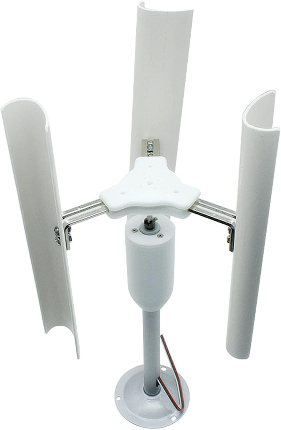 20W Vertical Axis Wind Turbine Model Vertical Wind Turbine Model Three-Phase Permanent Magnet Generator Windmill DIY Display