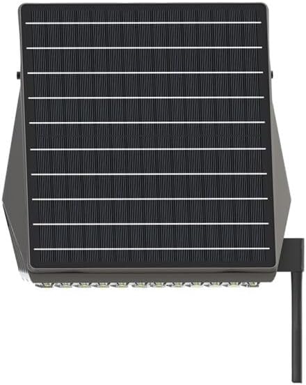 ATE Power USA Solar Wall Pack Flood Light, High-Brightness Commercial LED Outdoor Fixture with Solar Panel and Lithium Battery for Parking Lots, Pathways