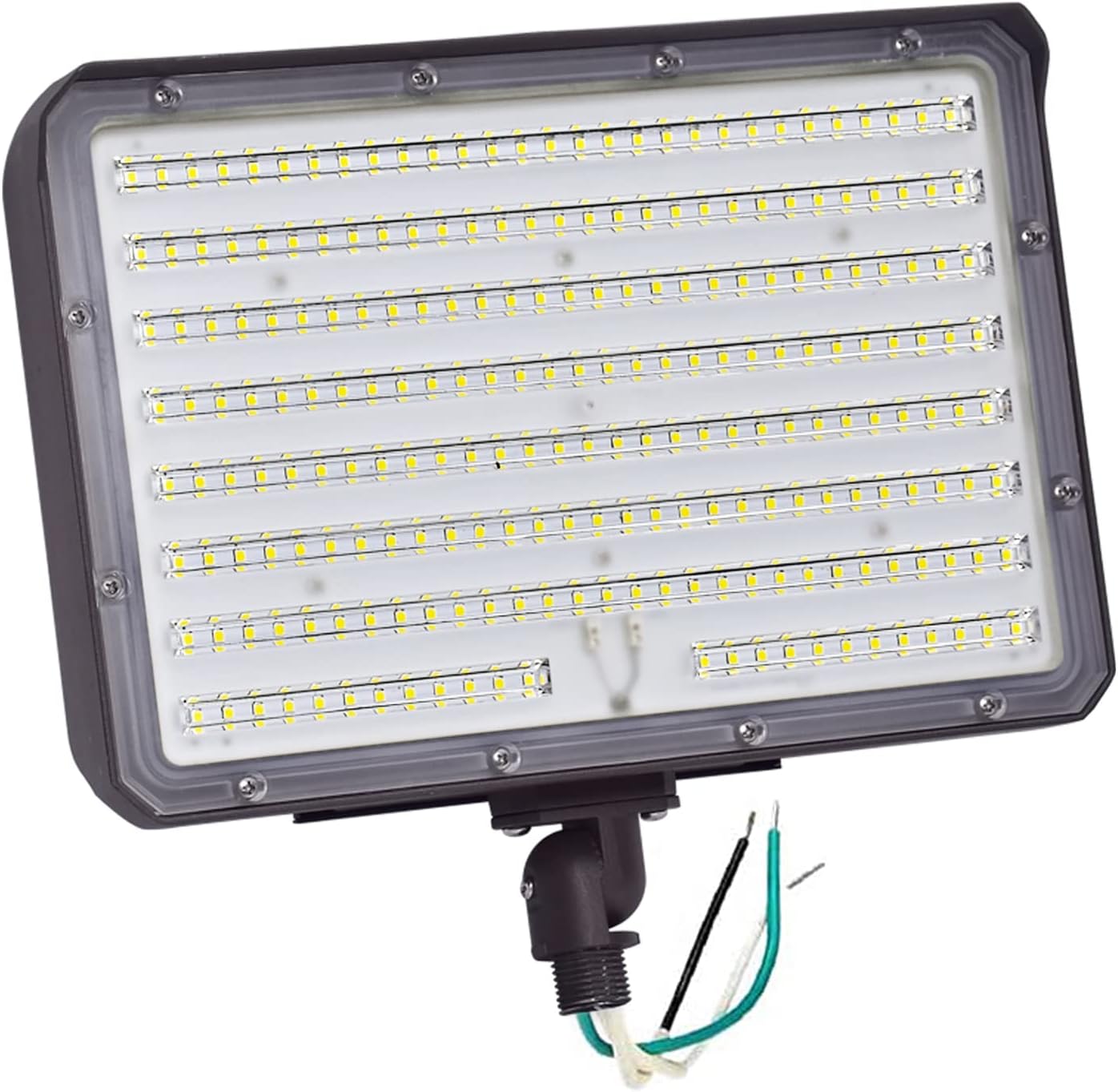 150W LED Outdoor Flood Light, 5000K Daylight 21000Lms AC100-277V 1/2