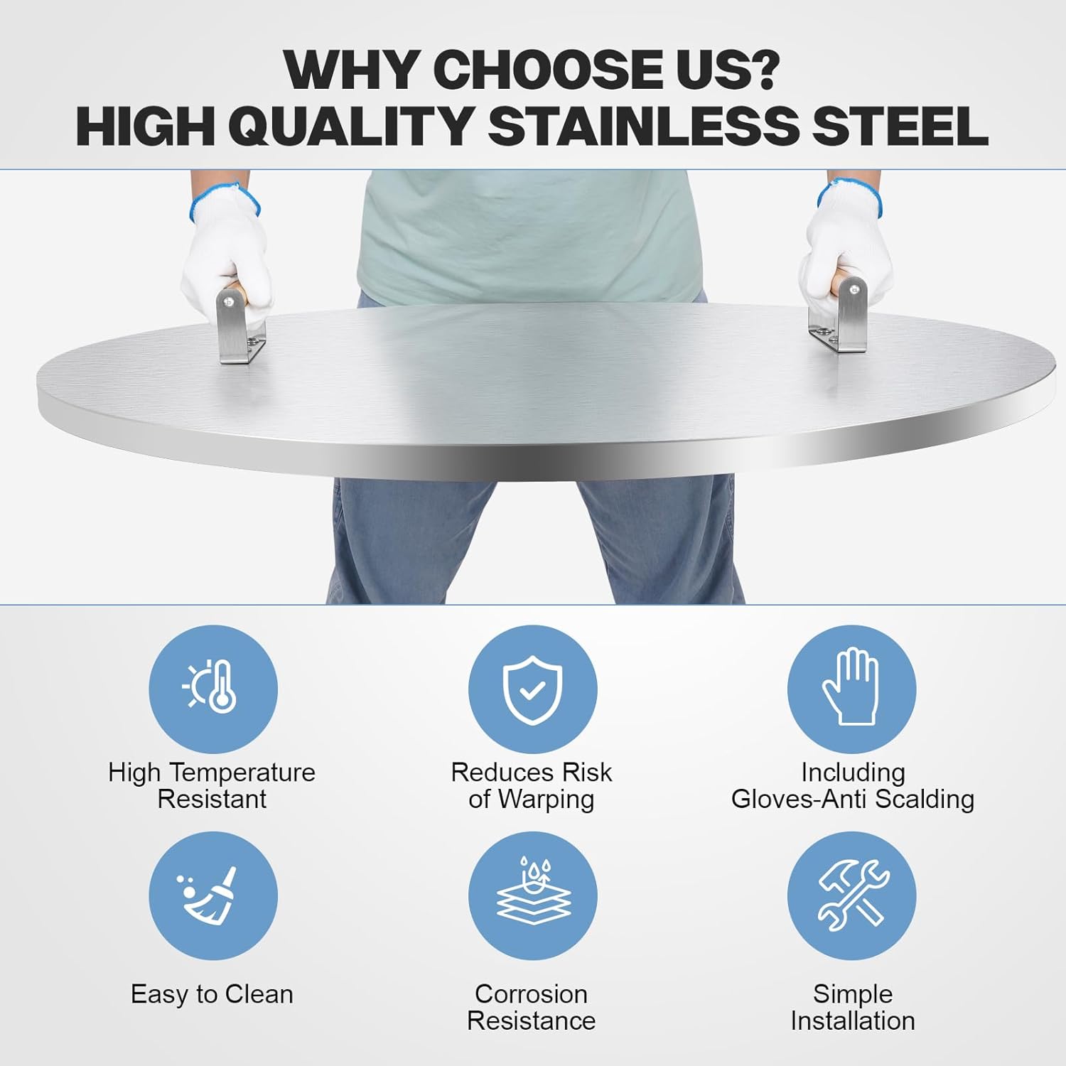 Fire Pit Lid Cover Round - 34