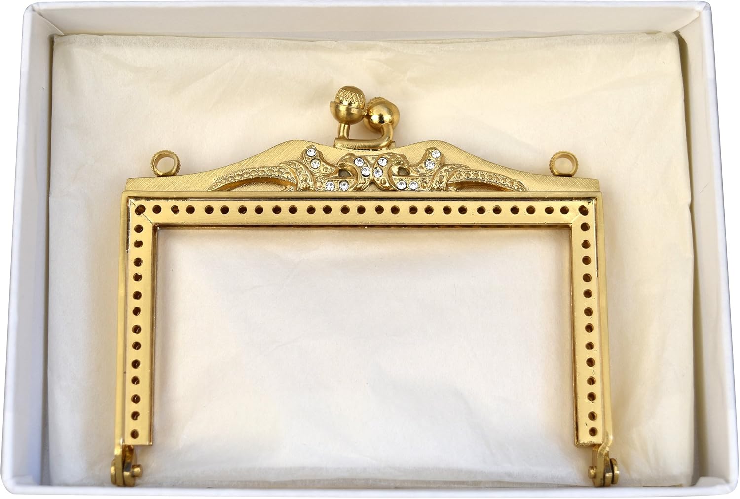 TOHO KS-4MG Bead Weave Metal Fittings, Tip, Length: Approx. 3.7 inches (9.5 cm), Brushed Gold, 1 Piece