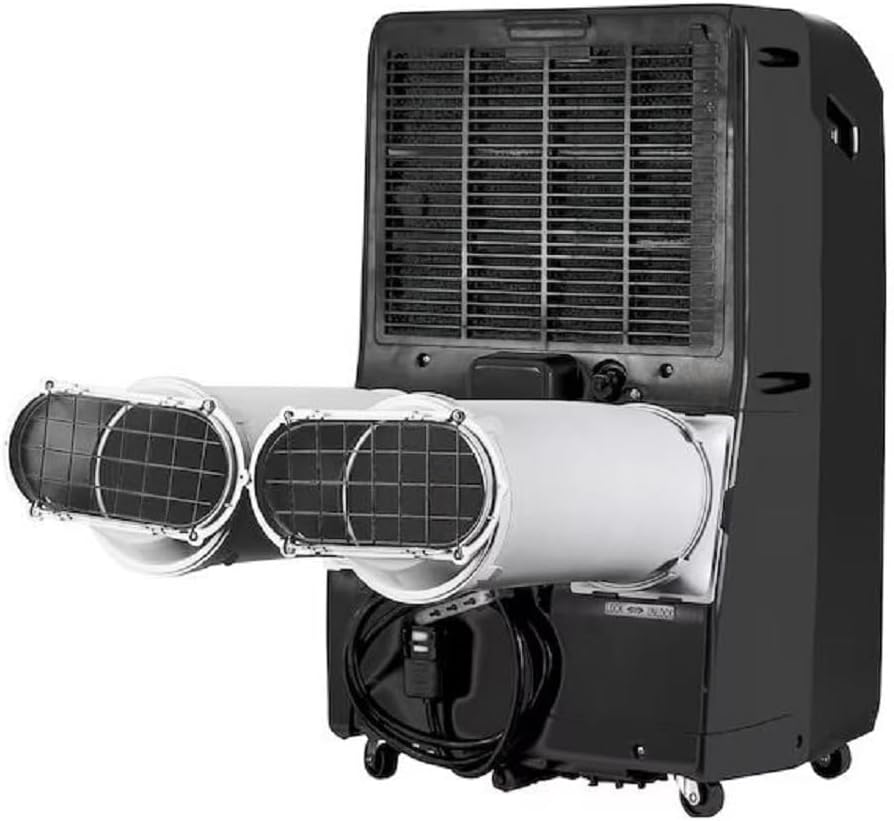 Hisense 10,000-BTU DOE Inverter 115V 550-sq ft Grey Wi-Fi Portable Air Conditioner w/ Remote (Renewed)