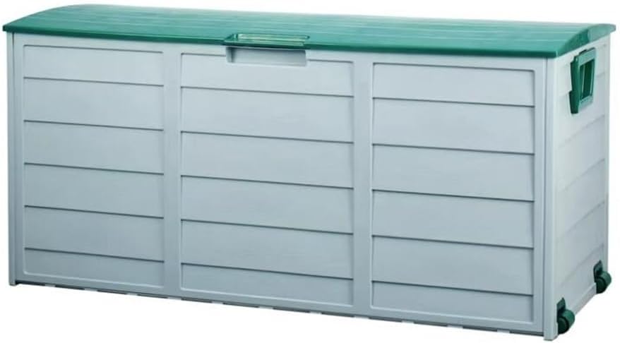 Large Deck Box, Outdoor Toolbox Storage, Patio Miscellaneous Organizer for Patio Furniture, Garden Tools and Sports Equipment