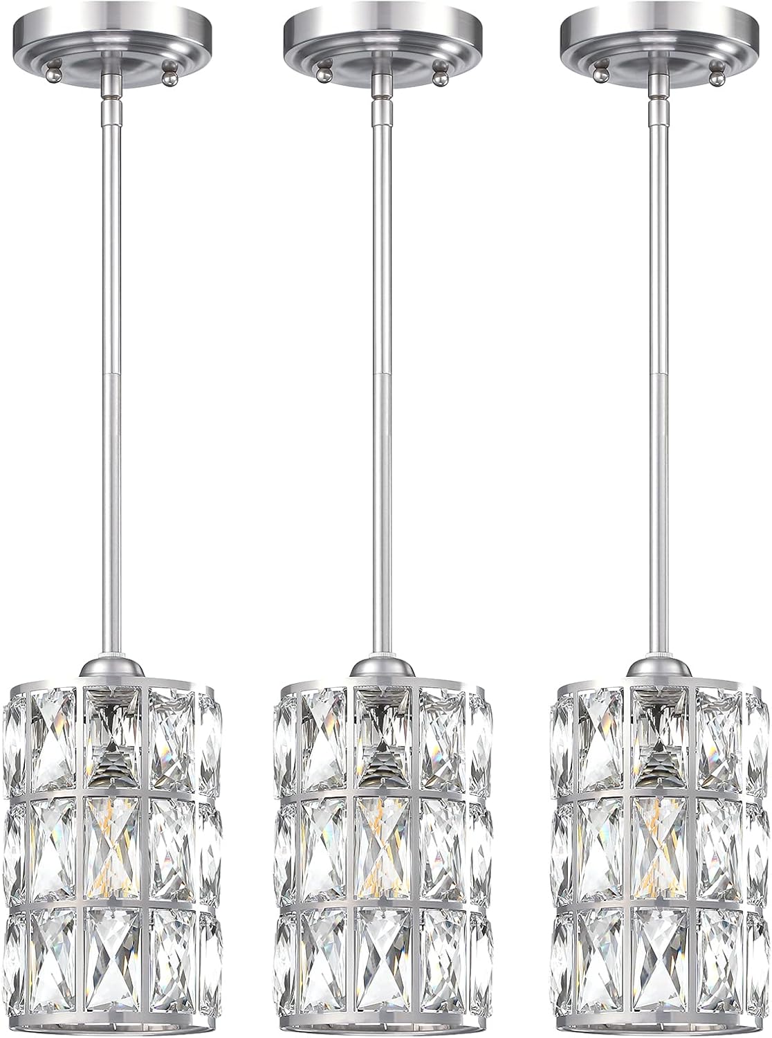 3 Pack 1 Light Hanging Kitchen Island 5