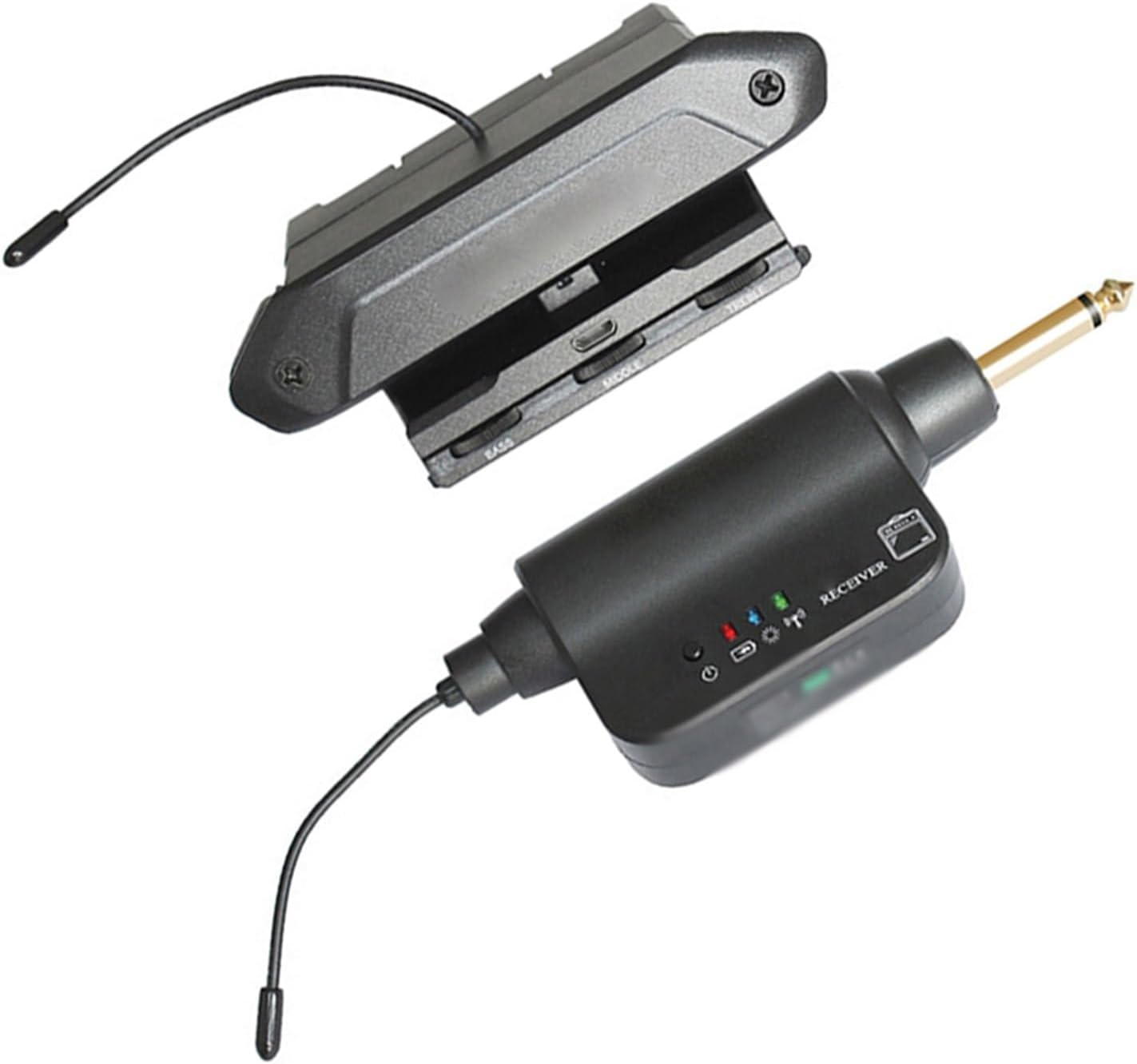 Guitar Magnetic Control Treble Middle Bass Effect Pickup with Microphone Acoustic Guitar Pickups Parts Pickup kit for Acoustic Guitar