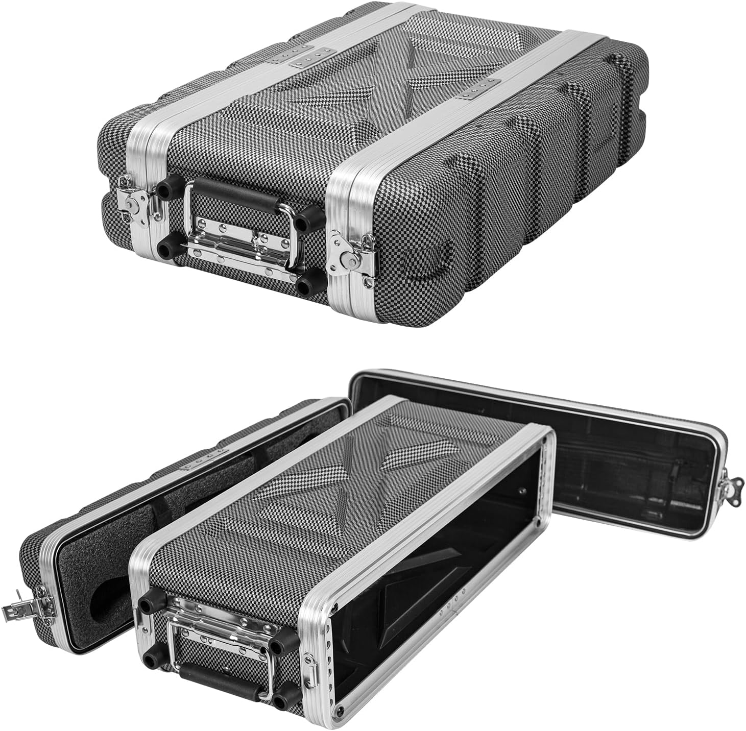 2U ABS Rack Case Shallow 8