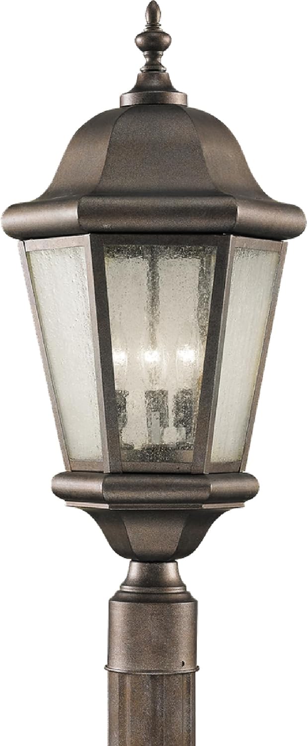Feiss OL5907CB Martinsville Outdoor Post Lantern Lighting, 3-Light, 180watts, Bronze (10