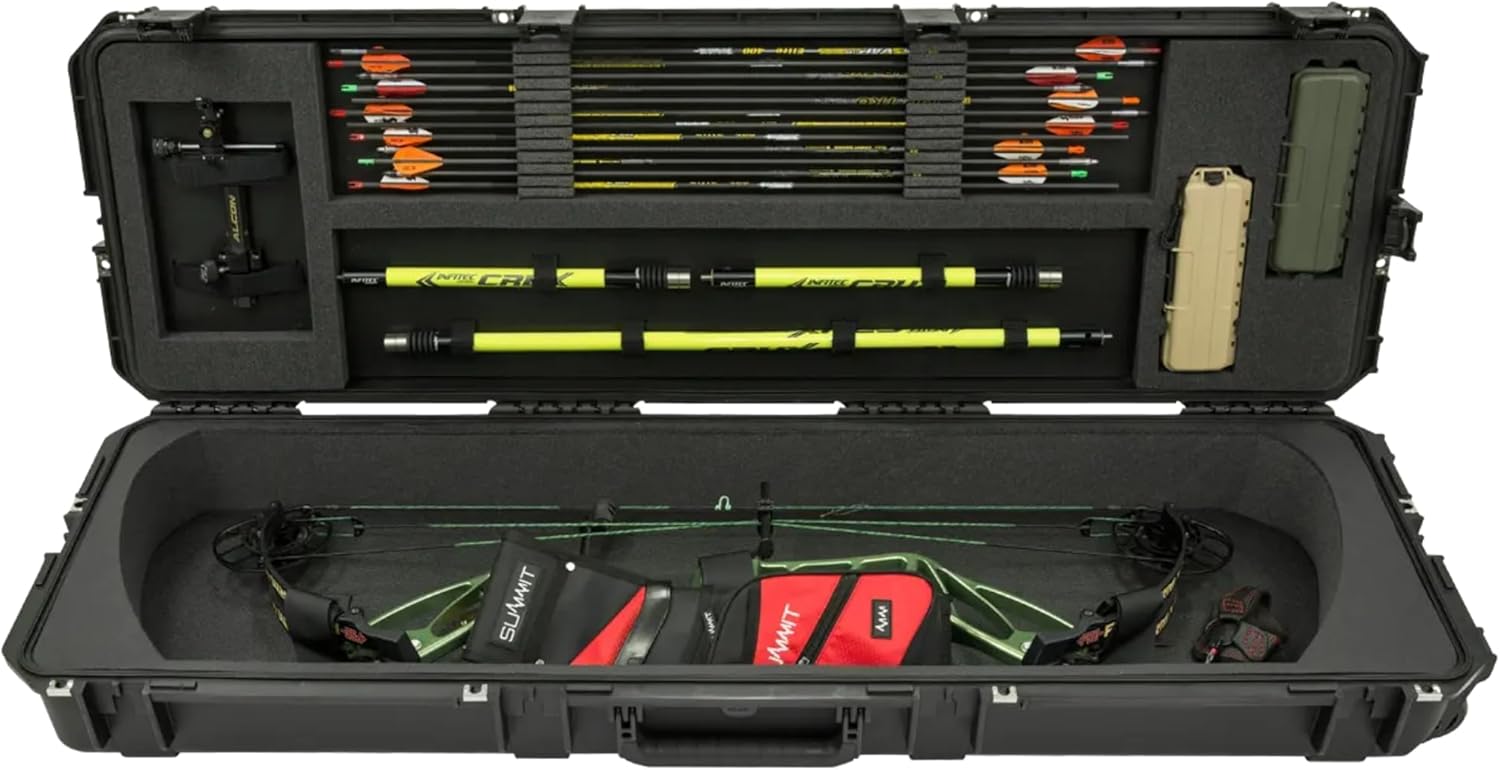 SKB Cases 2SKB-4009 Hard Exterior ATA 300 Category 1 Waterproof Short Double Rifle Transport Case