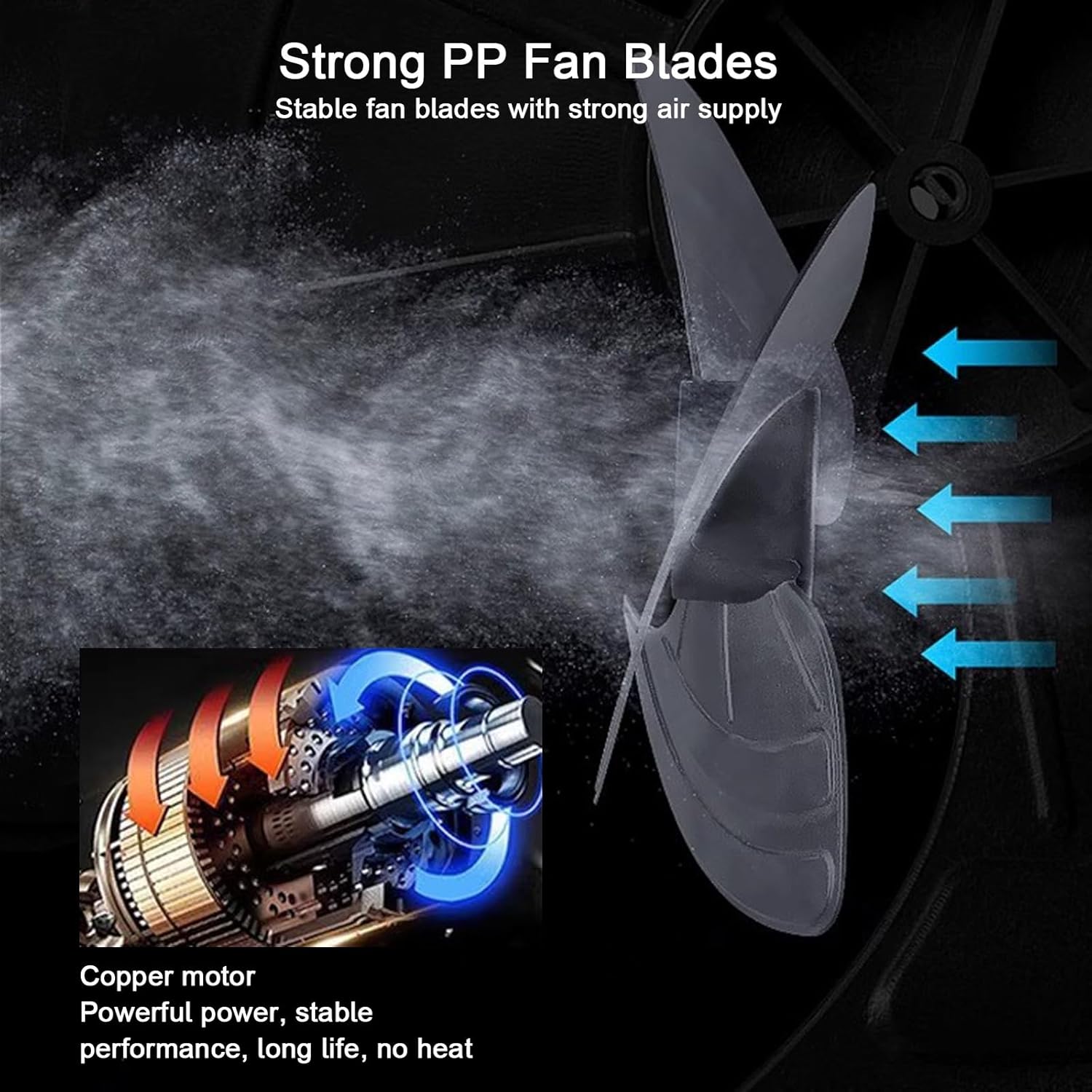 Portable Air Conditioners, Evaporative Air Cooler, Strong Cold Wind, Upper and Lower Double Water Tanks, for Workshops, High Temperature Places(88x38x29cm/35x15x11in)