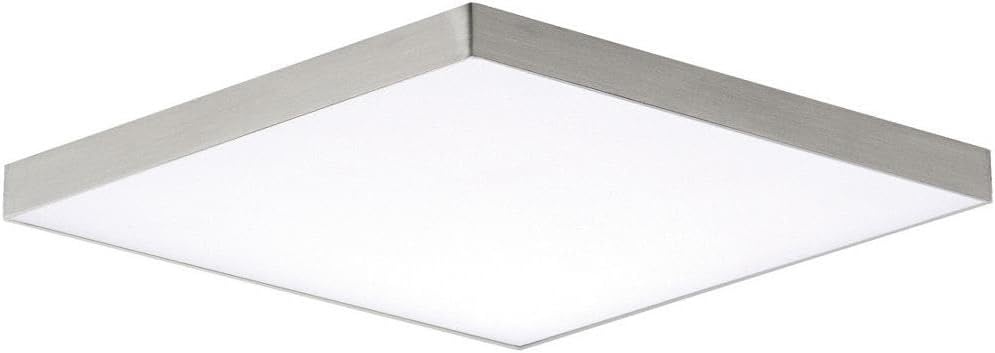 Maxim Trim 20W 1 LED 10.5 Inch Wide Flush Mount with Satin Nickel Finish