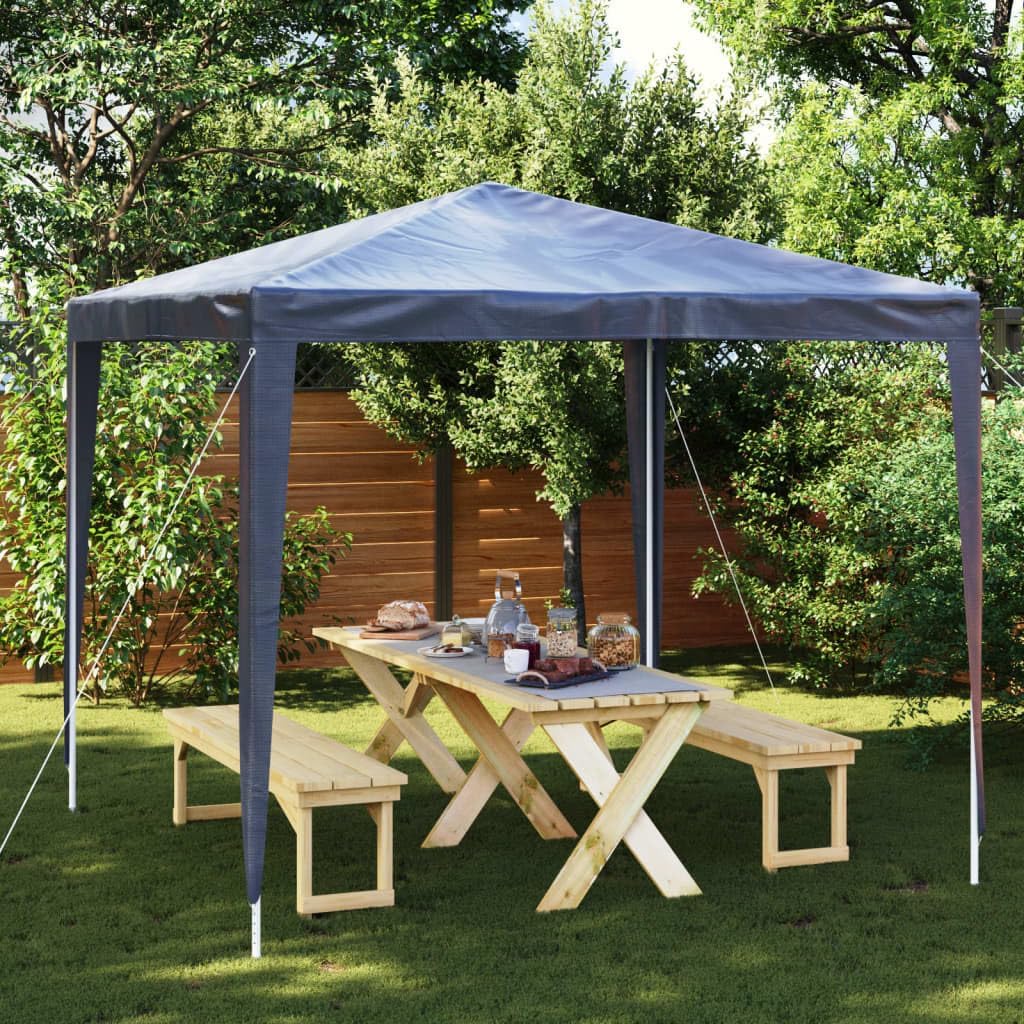 Party Tent 8.2'x8.2' Blue,Premium Outdoor Party Tent with Durable Iron Frame and UVWater Resistant Canopy Outdoor Structures, Outdoor Canopies, Gazebos