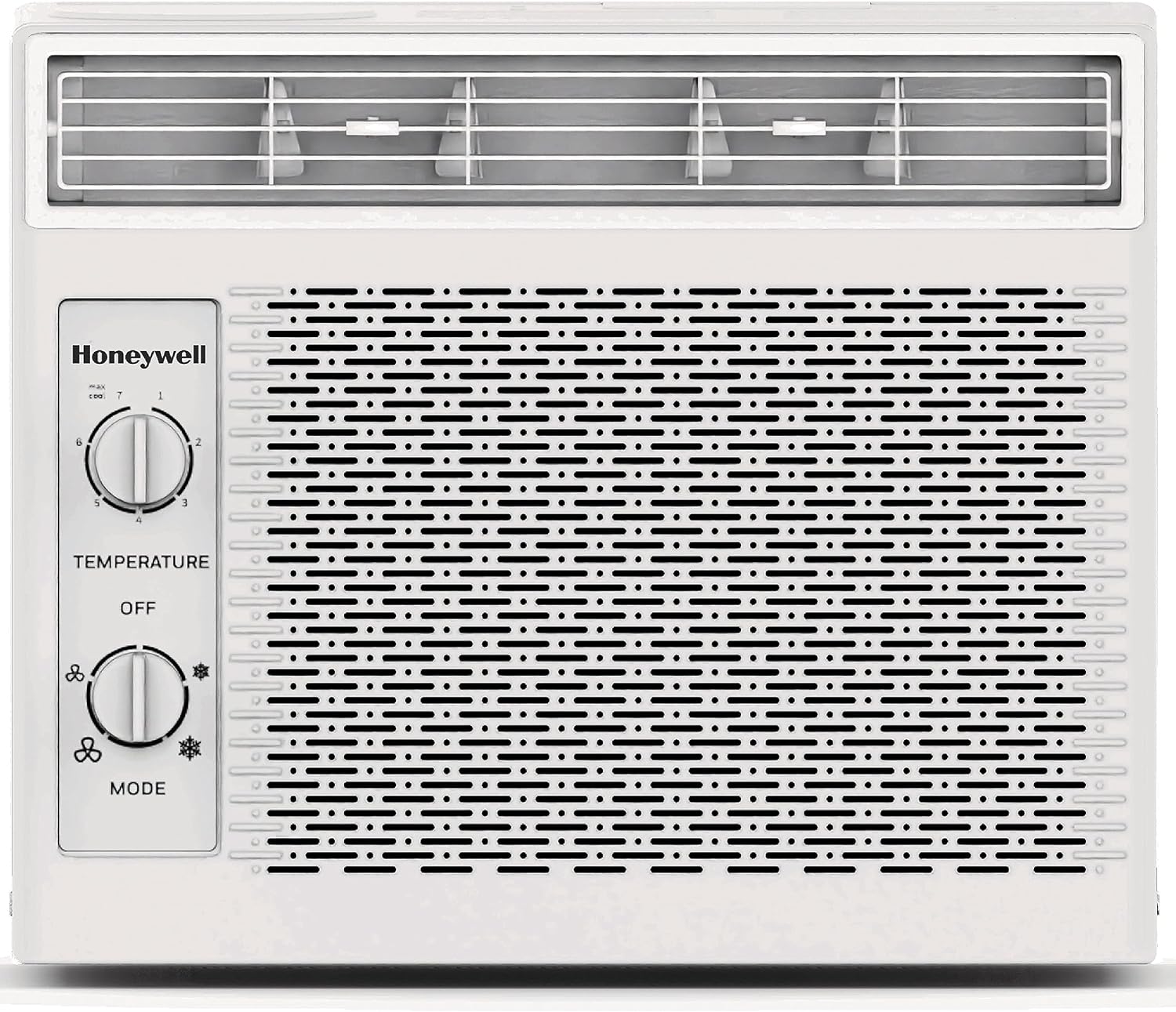 Honeywell 5,000 BTU Window Air Conditioner, Adjustable Thermostat, 7 settings, Quiet, 150 sq ft Coverage