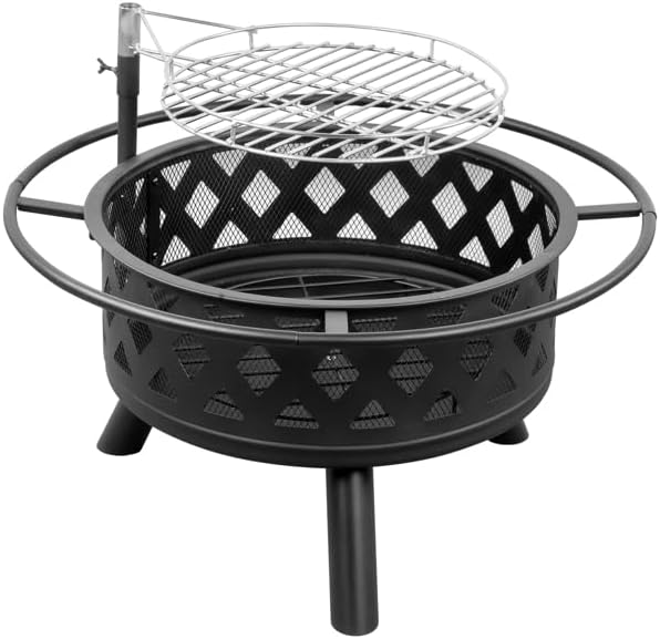 BlackFire Pit for Outside, 30