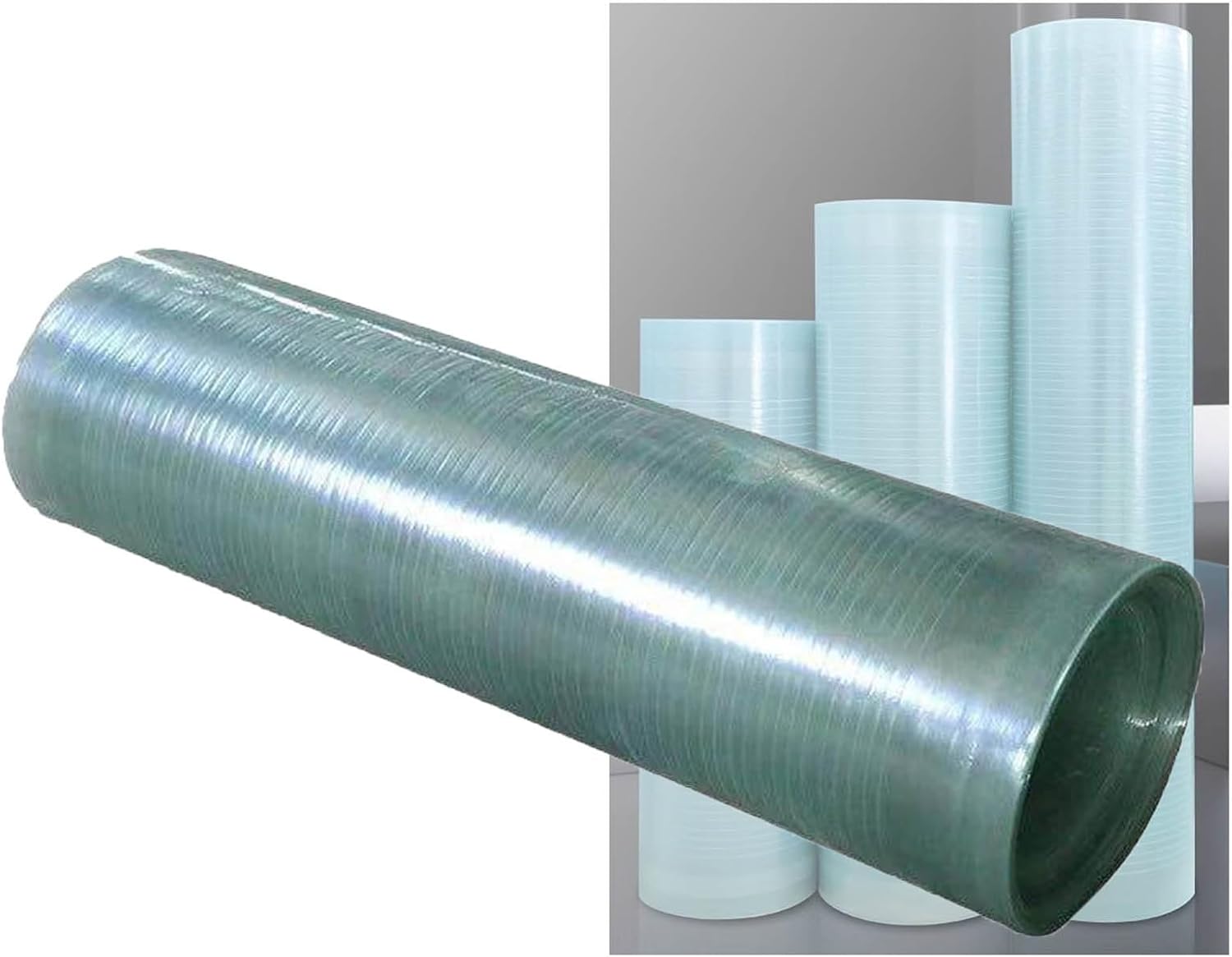 Polycarbonate Roof Panels, 0.8mm Garden Roof Panels, Waterproof Transparent Polycarbonate Roof Panels, Fiberglass Panels, Gazebo Carport Sunroom Greenhouse Replacement Plastic Panels(1.5X6m)