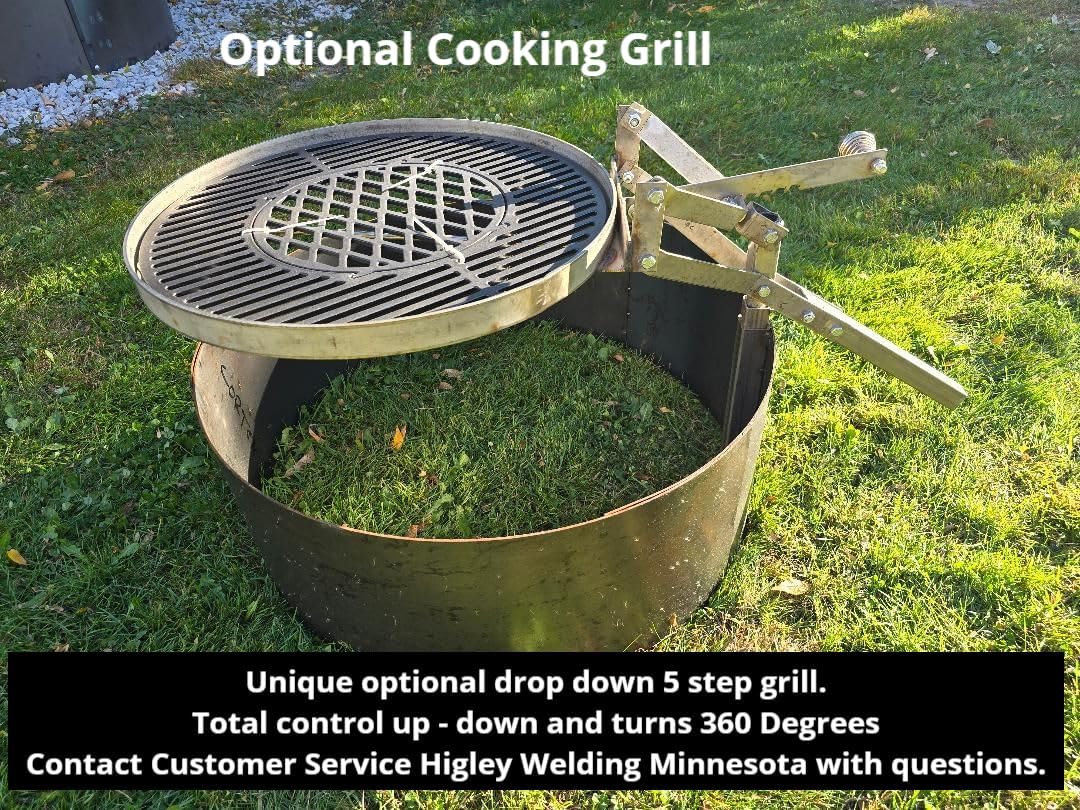 Fire Pit Ring Liner Insert Round Made Steel