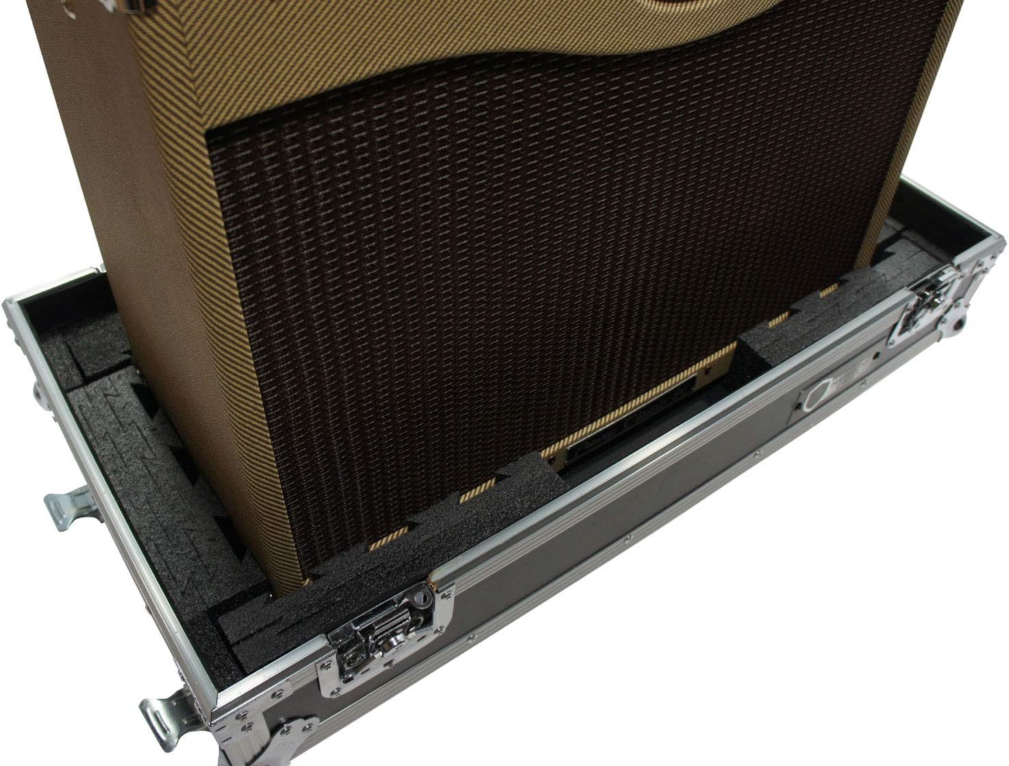 Harmony Audio HCGC212C Universal 2X12 Electric Guitar Combo Amp Rolling Flight Case