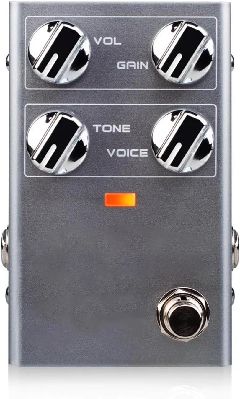 Professional Guitar Effects Pedals Overdrive Guitar Effects Pedal Classic Amp Tone With Knob Control(R02addadapter)