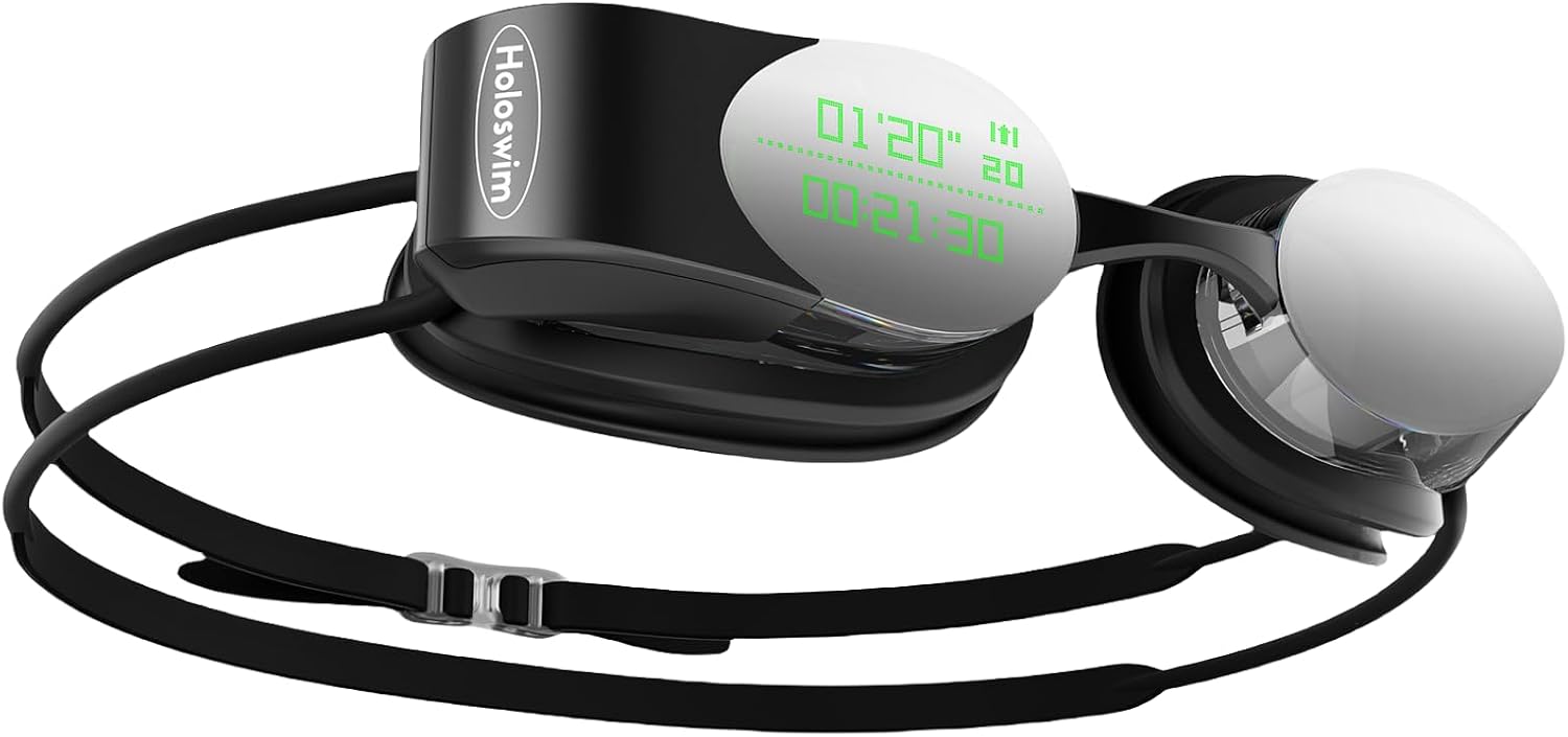 Holoswim Smart Swim Goggles, 2S AR Swimming Goggles, Digital HD Real-time Display, AI Data Analysis APP, Customized Training