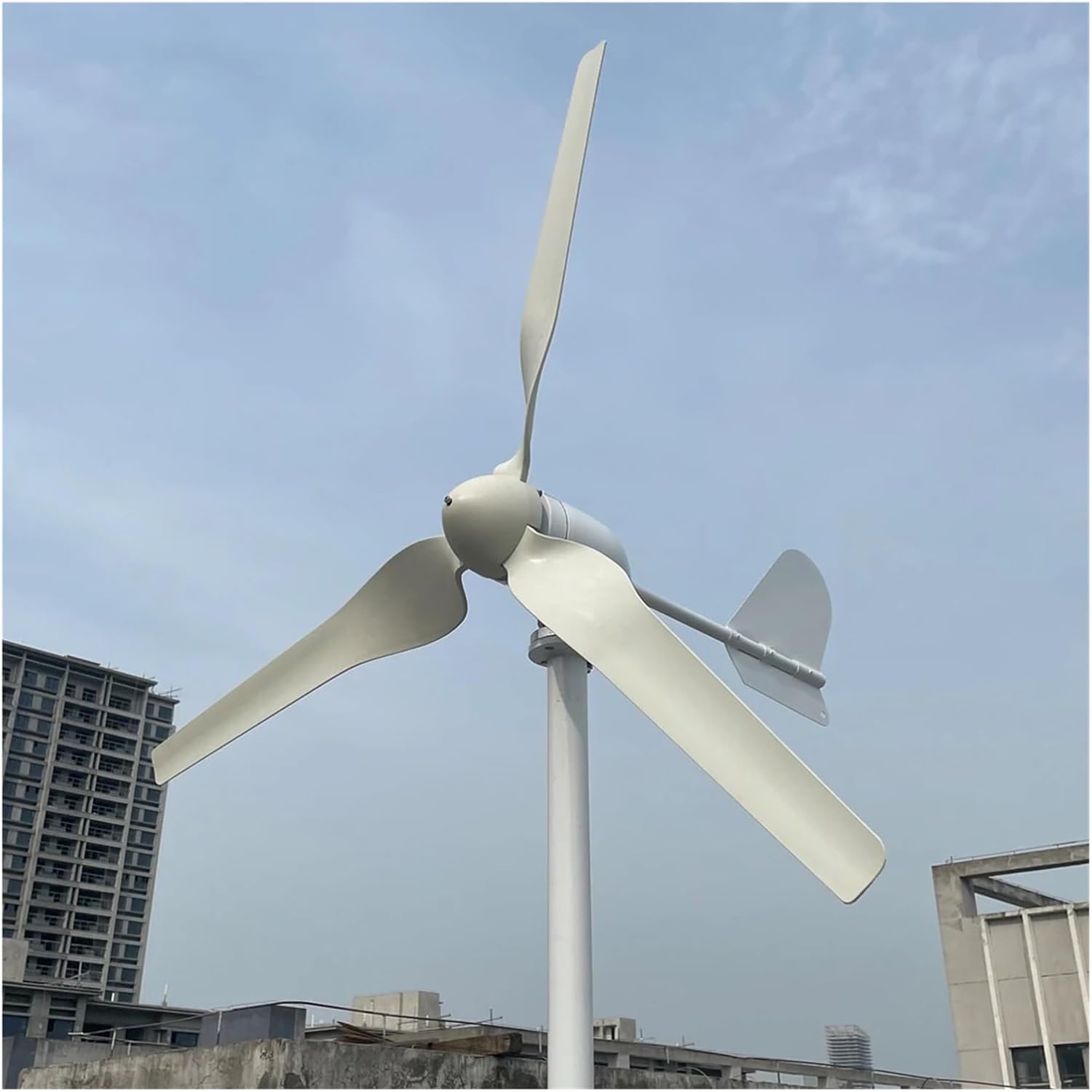 10KW Wind Turbine Generator 10000W 12V 24V 48V Small Windmill 10KW Wind Generators with MPPT Hybrid Controller for Home Low Starting Speed for Home(Off Grid System,12V)
