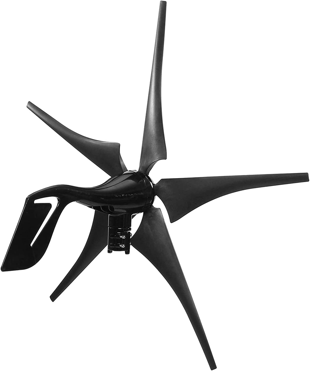 LiuSj JUnSt 3000W Horizontal Wind Generator, 5 Blades Wind Turbines with Charge Controller Suitable for Home Gardens, Boats, Outdoors,12v