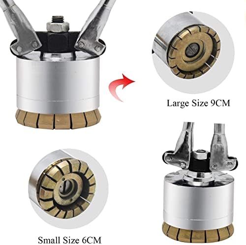 Manual Barrel Sealing machine200l Oil Drum Pressure Cap Sealing Barrel Crimping Tool, 35&70mm Crimper Sealer, 53 Gallon Manual Oil Barrel Sealing Machine,Small