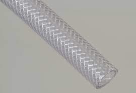 3/8 Inch I.D. 1/2 Inch O.D Clear Reinforced Vinyl Hose (Roll of 300 ft.)