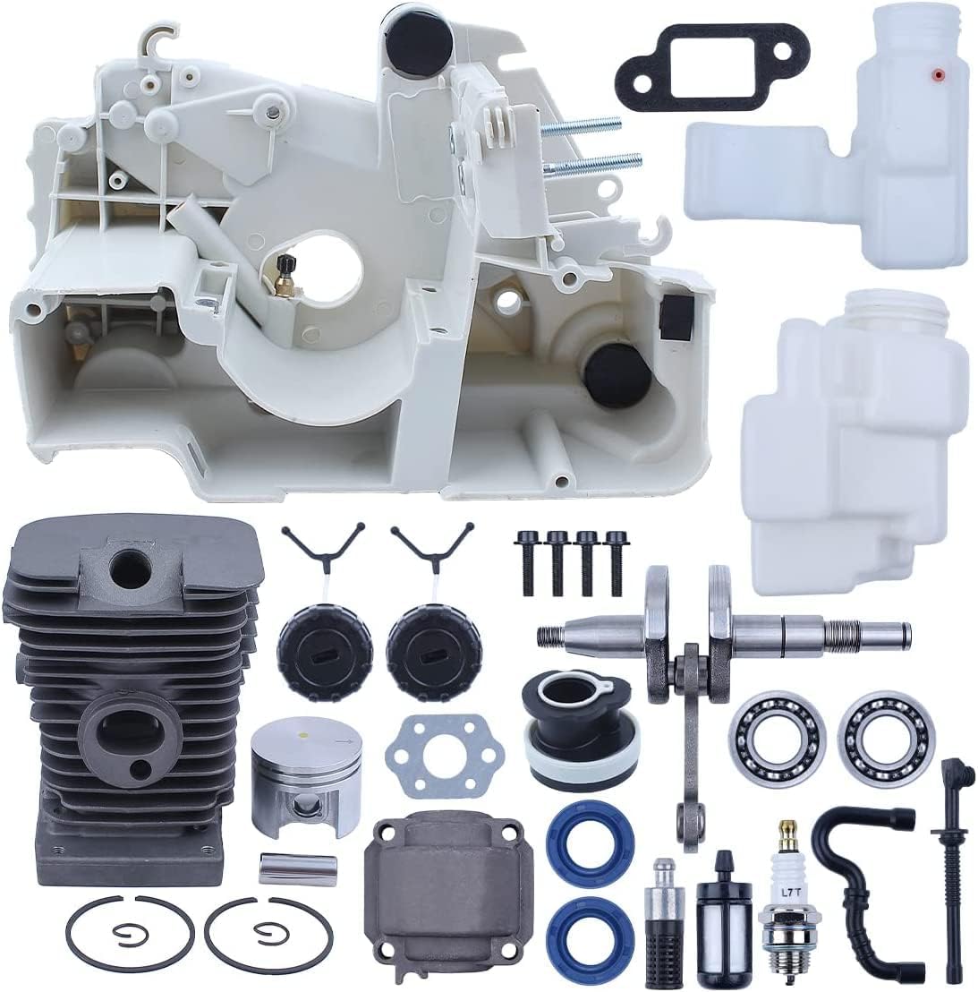 Fricgore Spare Parts for Chainsaw Engine Motor Crankcase 38Mm Cylinder Kit for Stjhl Ms180 Ms170 018 017 Chainsaw Moto Sierra Gasolina