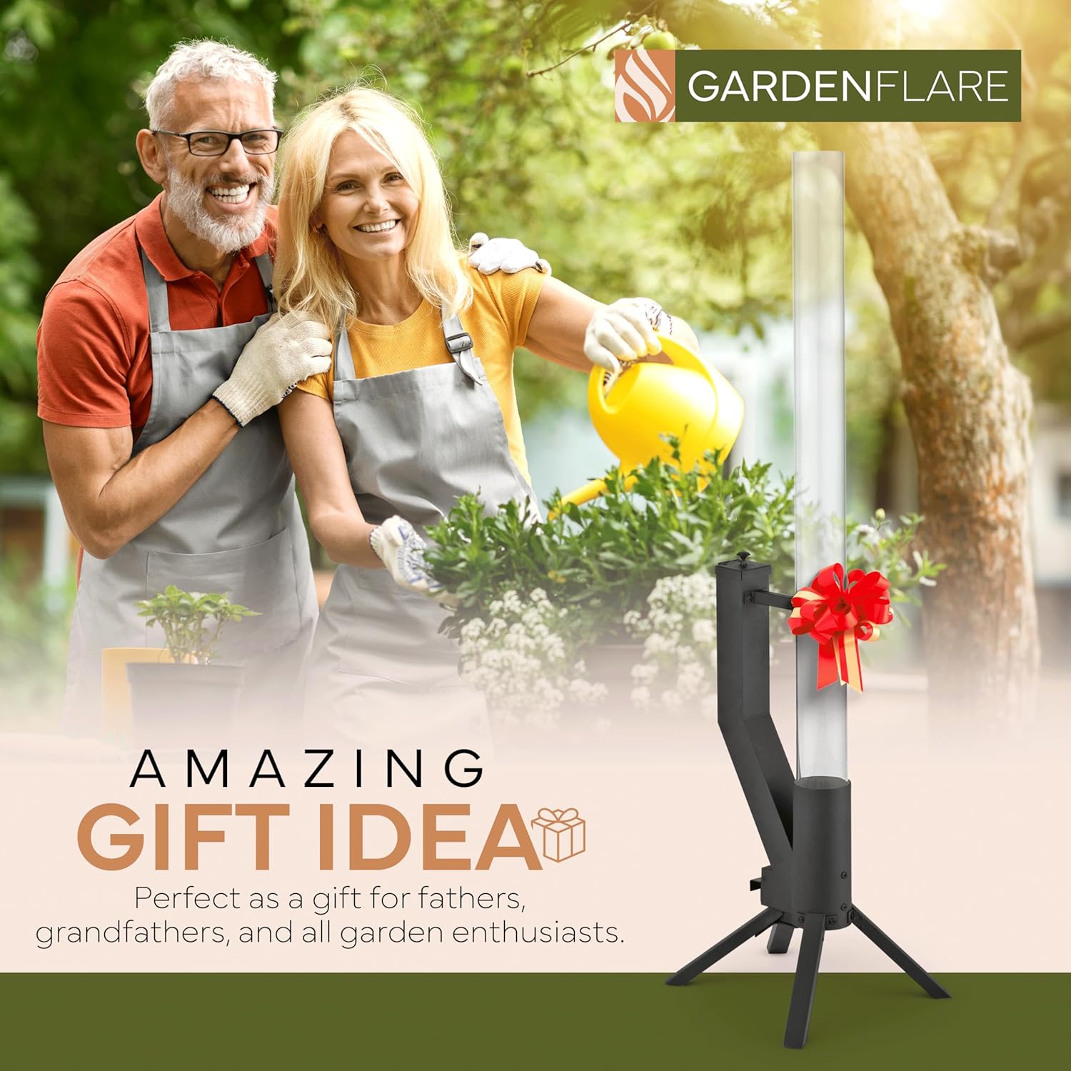 Smokeless Firepit - Outdoor Fire Pit Wood Stove Pellet Fireplace Stainless Steel Chiminea for Ambience Fire on Your Backyard, Patio, Porch & Garden (Matte Black, Classic)