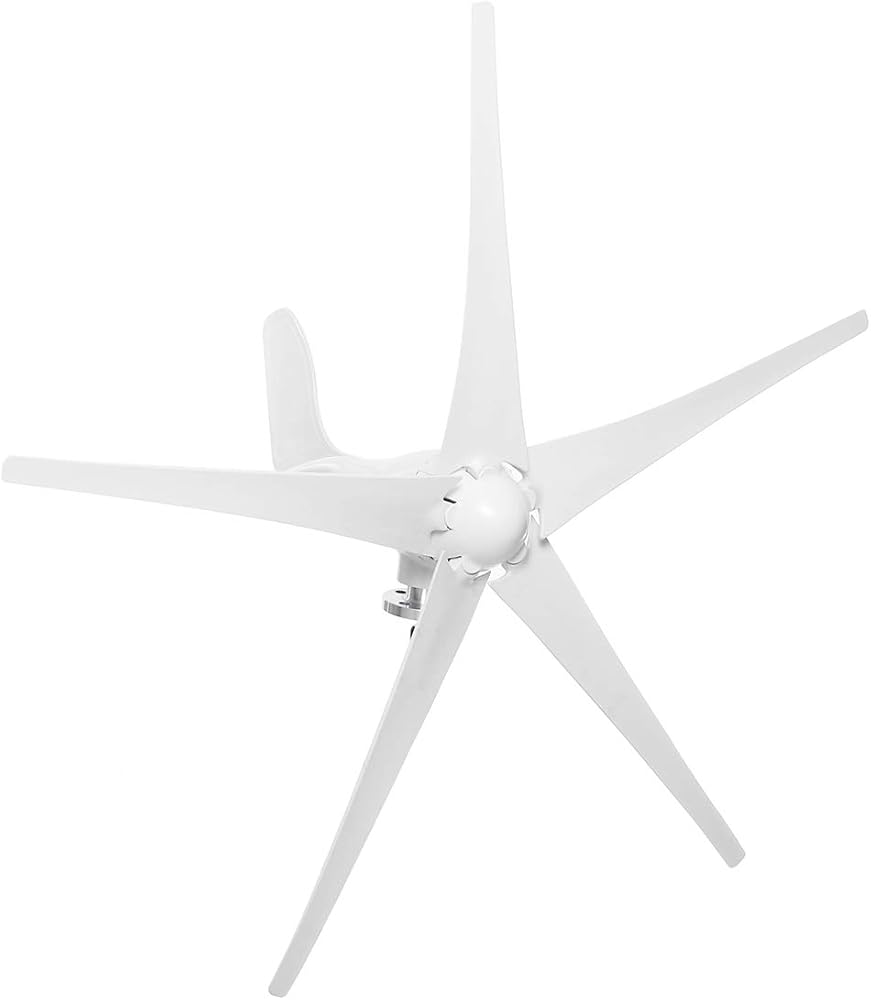 8000W Horizontal Wind Generator 12/24V 3/5Blade Wind Turbines Generator Windmill Energy Turbines Charge with Controller,24v,5 Blades