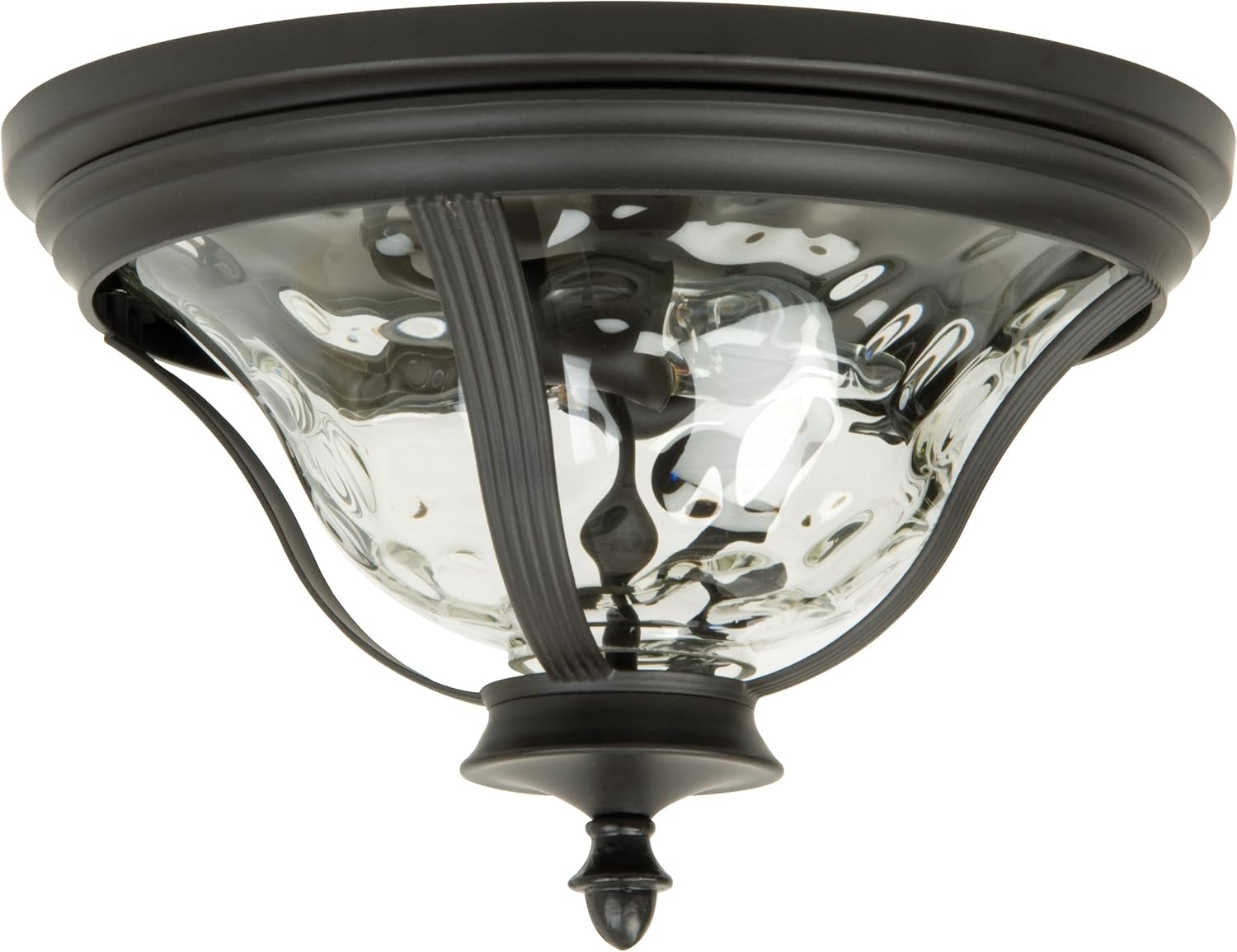 Craftmade Z6017-OBO Frances Outdoor Flush Mount Ceiling Lighting, 2-Light, 120 Watts, Oiled Bronze (14