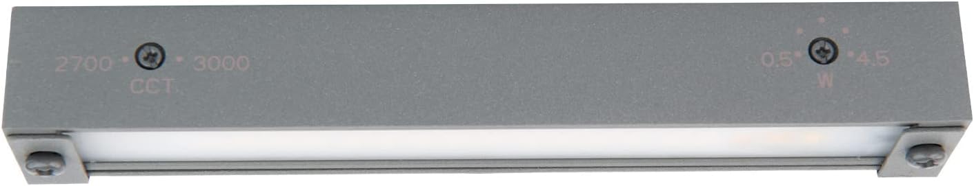 WAC Landscape Lighting, Hardscape 6in LED 12V Strip Light with Quick Release and 2-CCT 2700K-3000K in Graphite