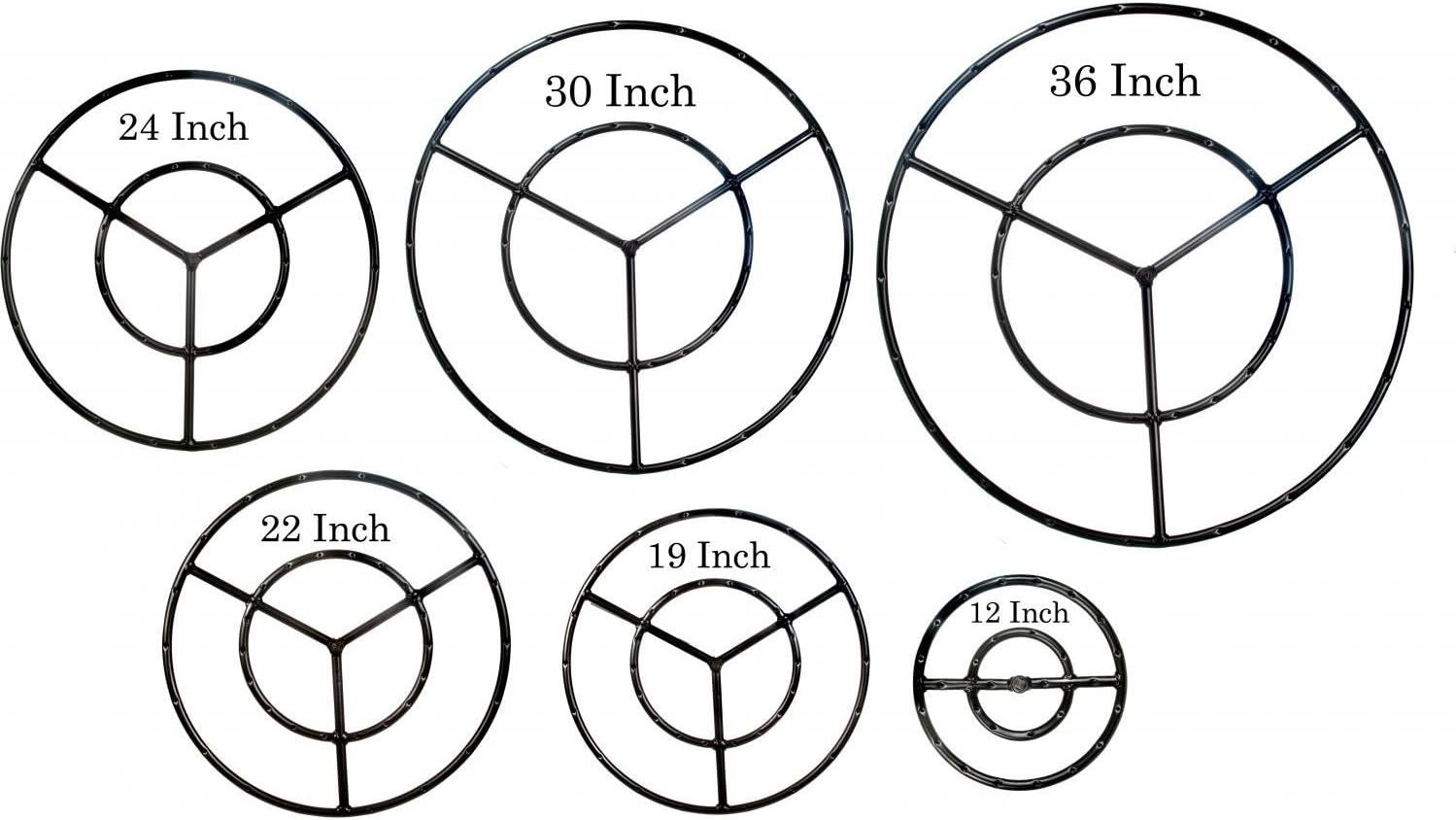 Dagan Black Fire Ring (DG-FR-36), 36-Inches