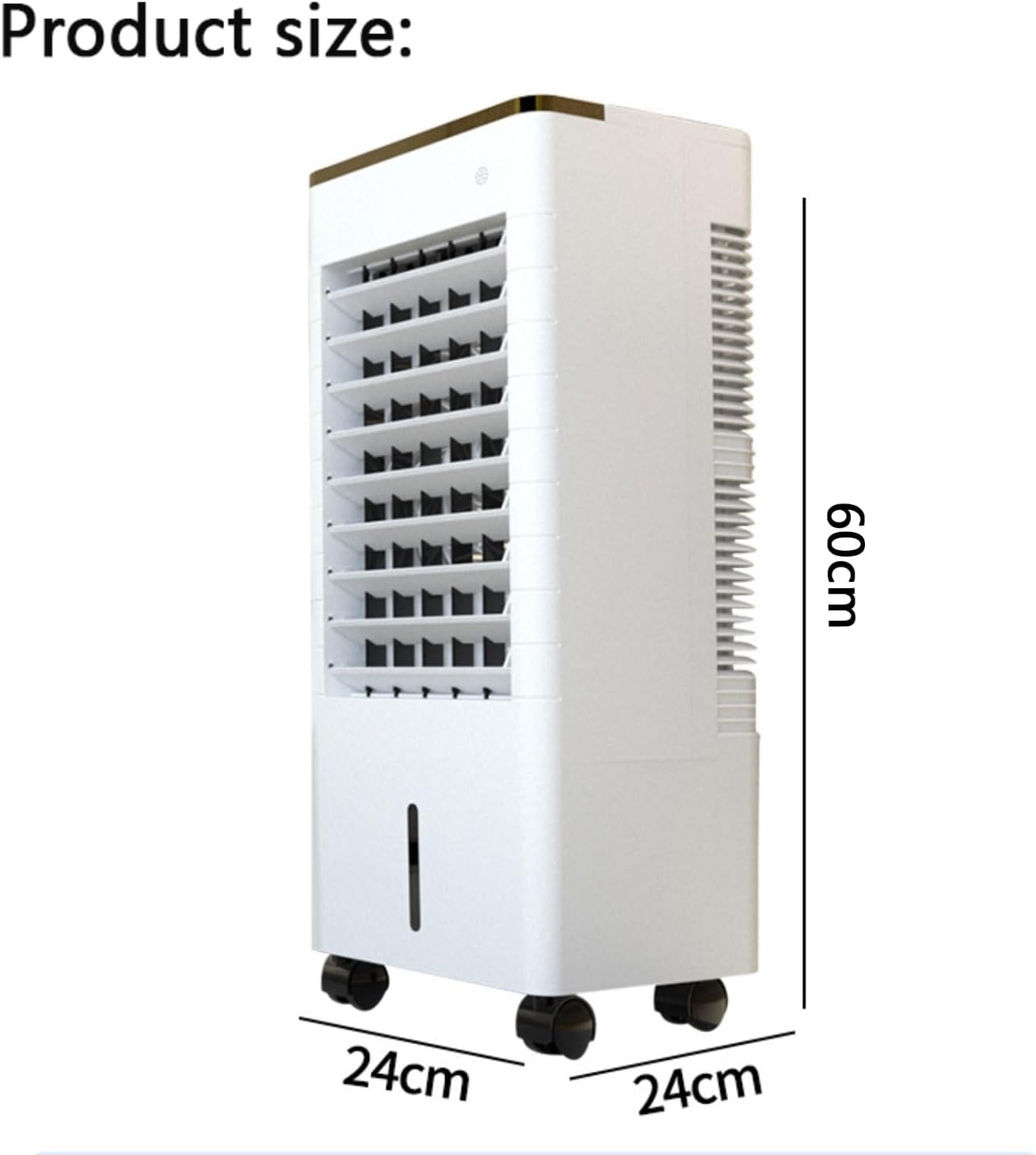 Portable Air Conditioner Evaporative Air Coolers with 90° Oscillating Windowless Portable Cooling Fan That Blow Cold Air with 12H Timer 3 Speeds Cooling AC Unit for Bedroom Indoor