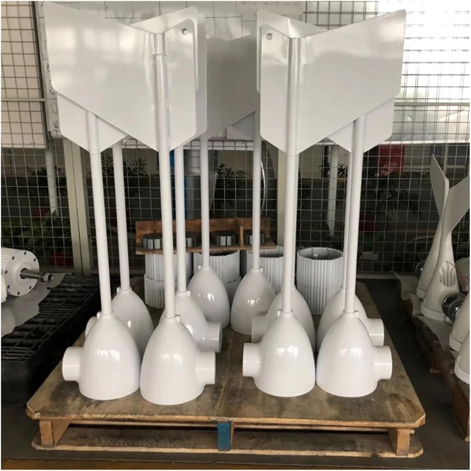 Wind Turbine Generator Kit, 1200W 12V 24V Wind Turbines Generator Lantern Vertical Axis 3 Blades Motor Kit for Home Hybrid Streetlight Use Electromagnetic for Hybrid Solar Wind System(24V)